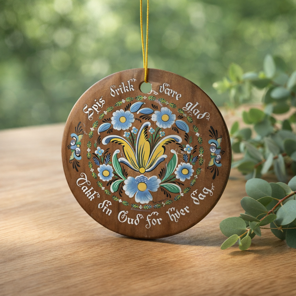 Ceramic Ornament Scandinavian Kitchen Memories Christmas Tree Decoration, 2-Sided Print, (1, 3, 5, 10 pcs) product thumbnail image Ceramic Ornament Scandinavian Kitchen Memories Christmas Tree Decoration, 2-Sided Print, (1, 3, 5, 10 pcs) product thumbnail image