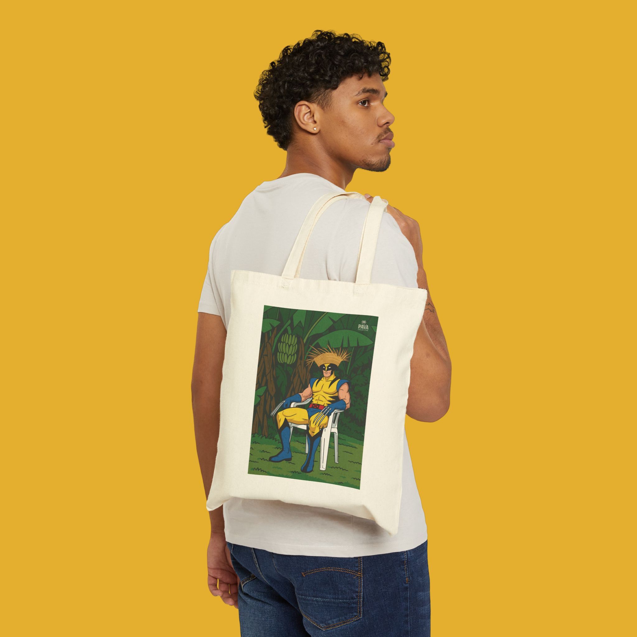 Pava Verde: "Hey, bub" Tote product thumbnail image Pava Verde: "Hey, bub" Tote product thumbnail image