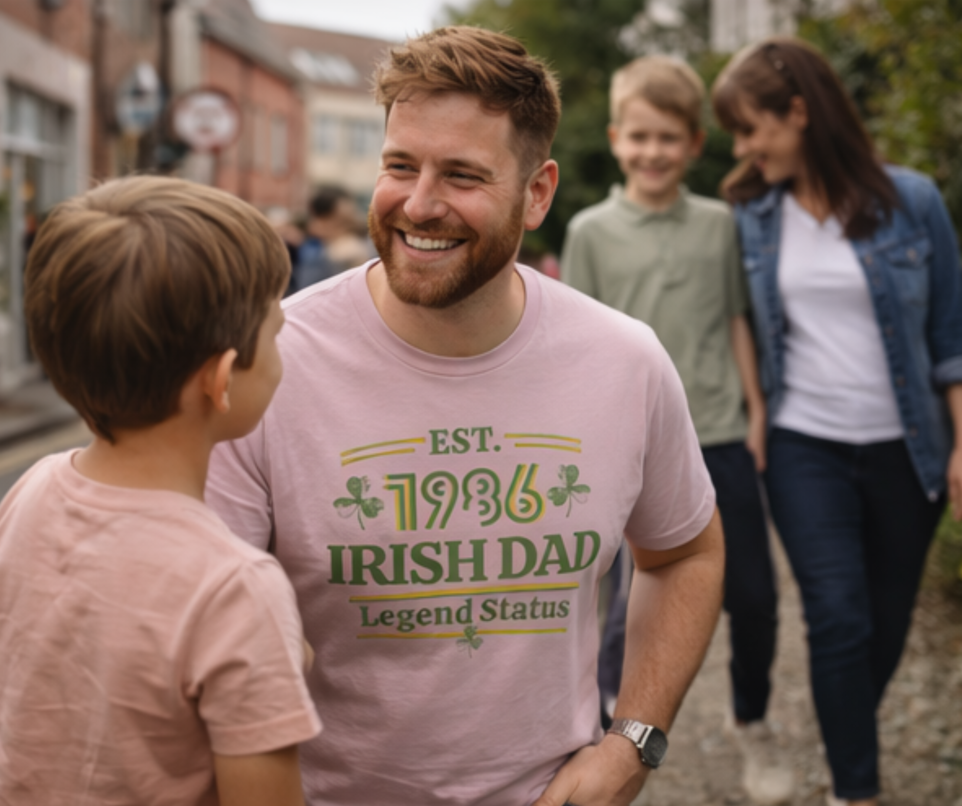 Irish Dad 1986 Tee — Legend Status | Birthday or Father's Day product thumbnail image