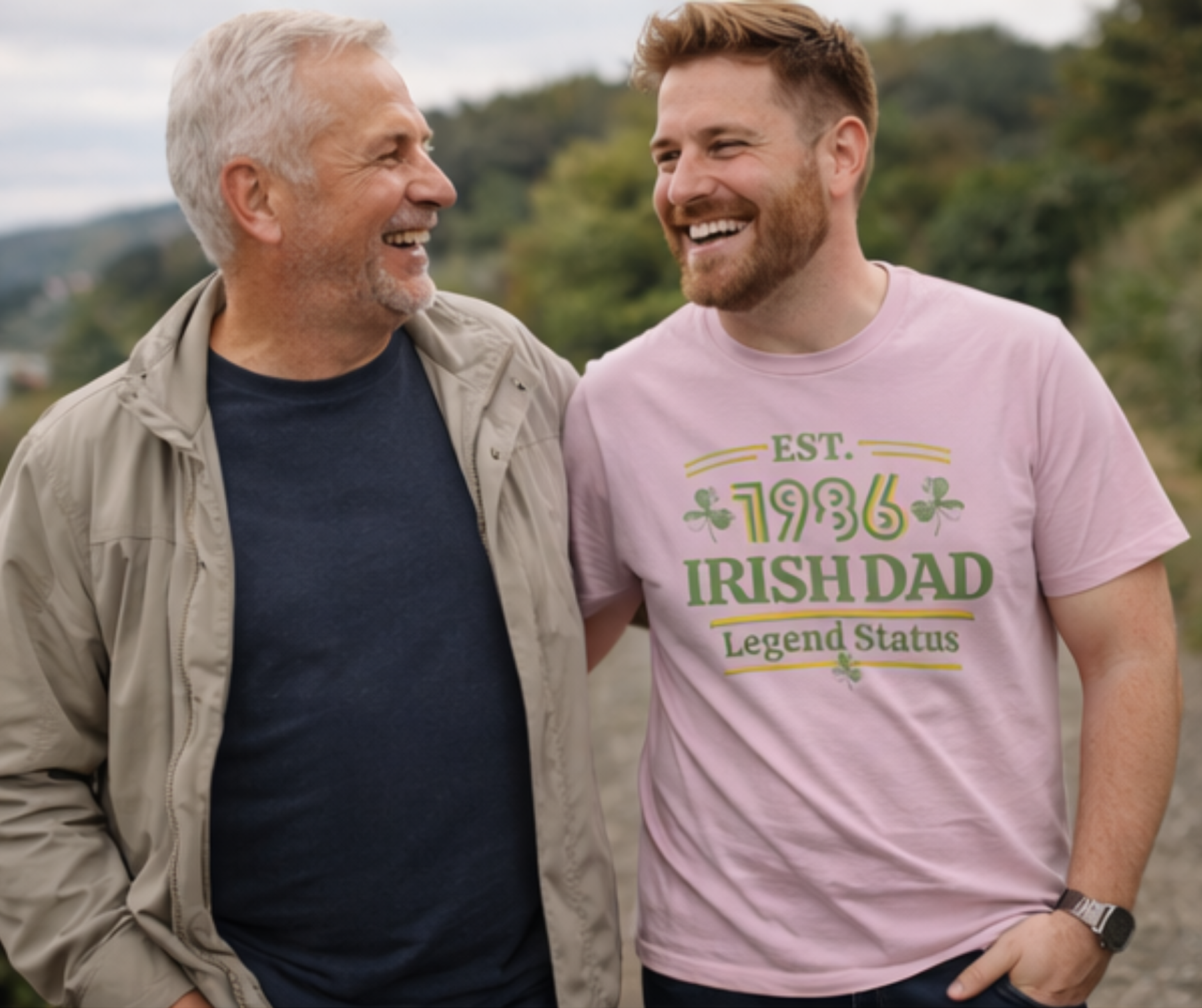 Irish Dad 1986 Tee — Legend Status | Birthday or Father's Day product thumbnail image