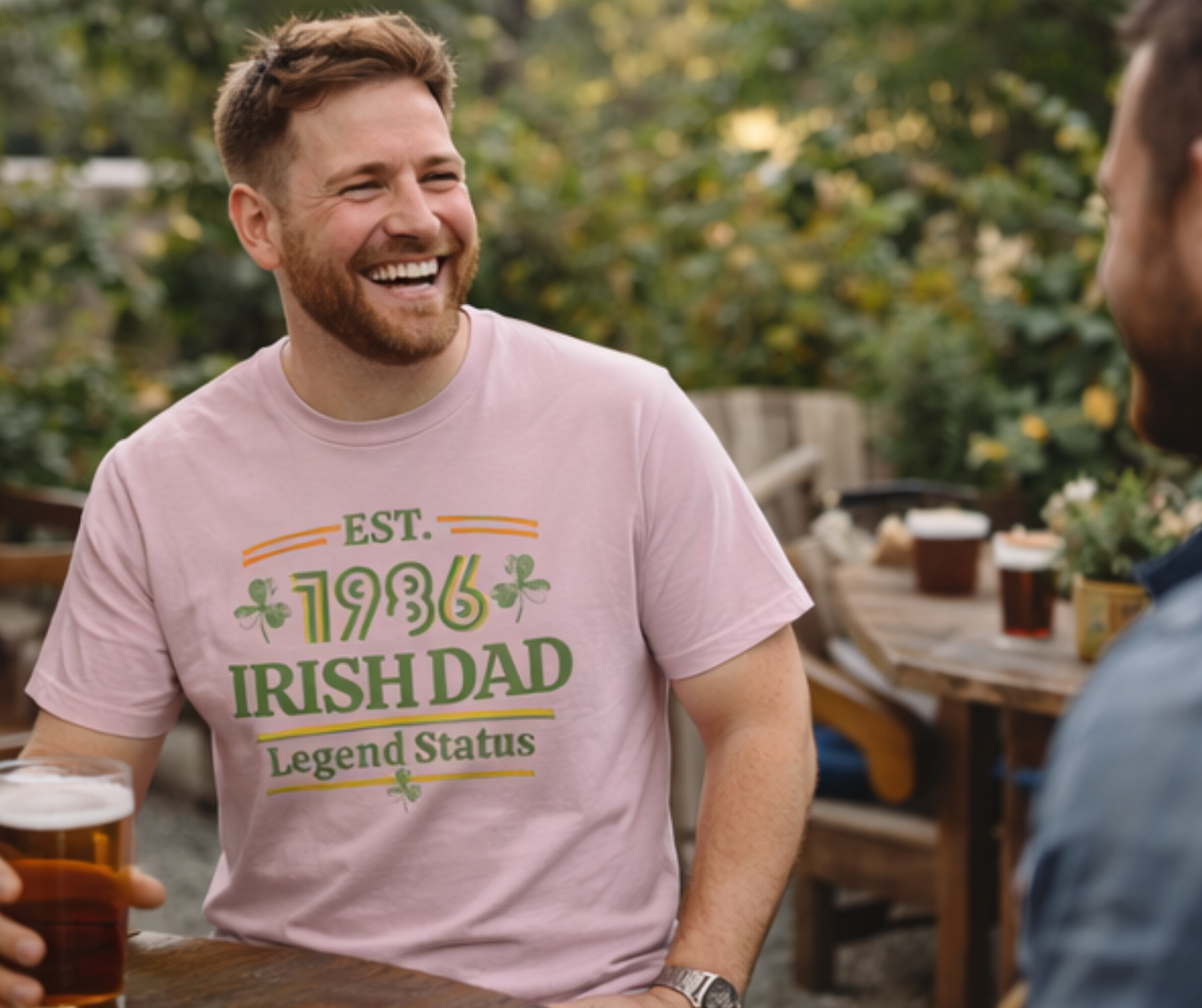 Irish Dad 1986 Tee — Legend Status | Birthday or Father's Day product thumbnail image