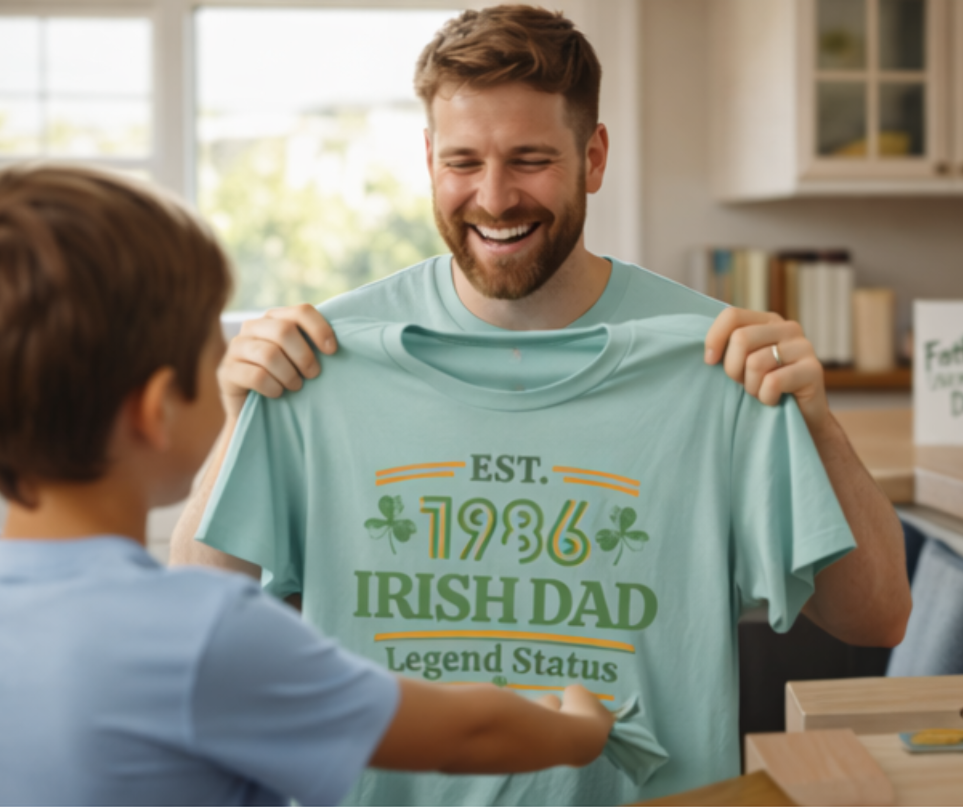 Irish Dad 1986 Tee — Legend Status | Birthday or Father's Day product thumbnail image