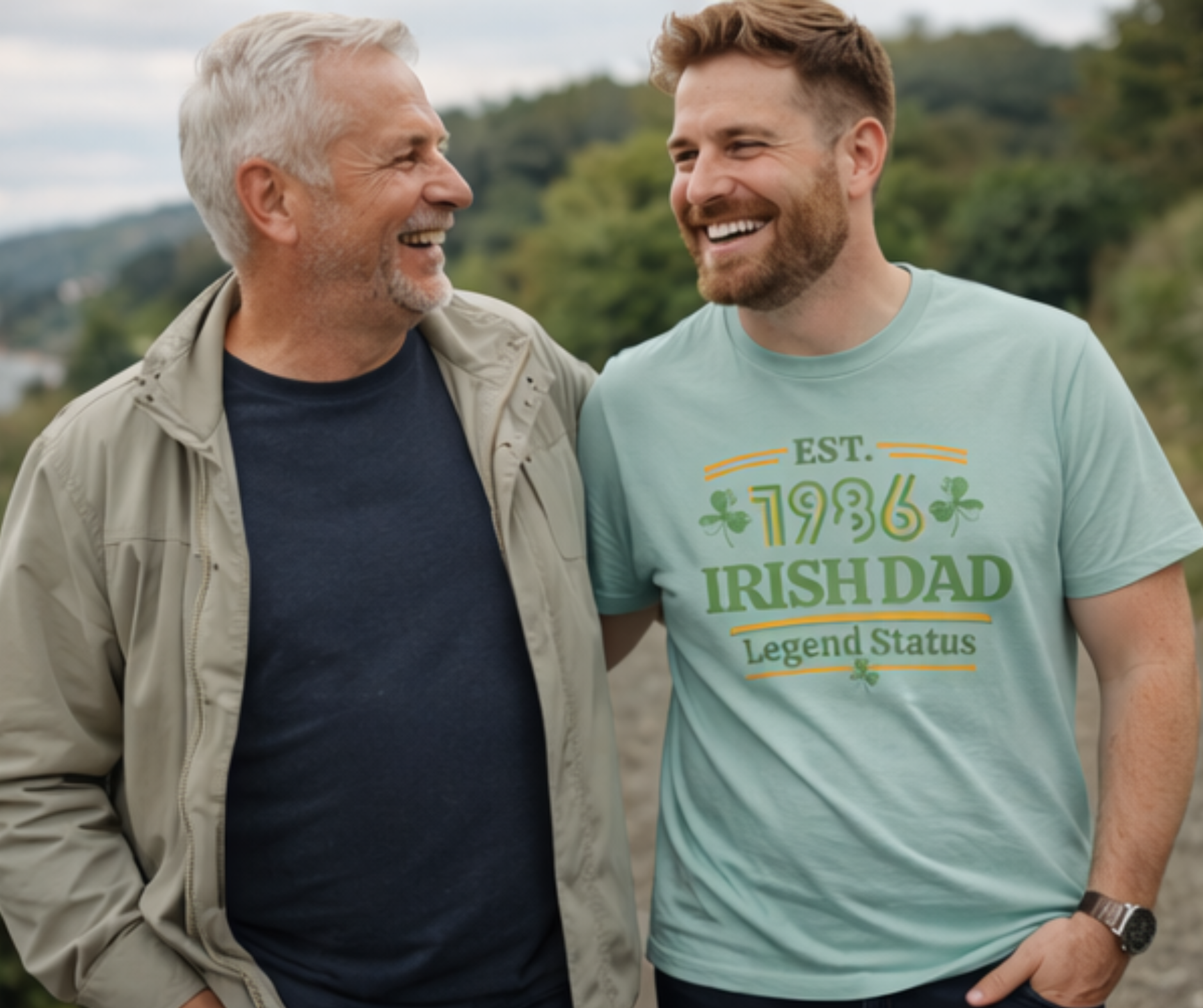 Irish Dad 1986 Tee — Legend Status | Birthday or Father's Day product thumbnail image Irish Dad 1986 Tee — Legend Status | Birthday or Father's Day product thumbnail image