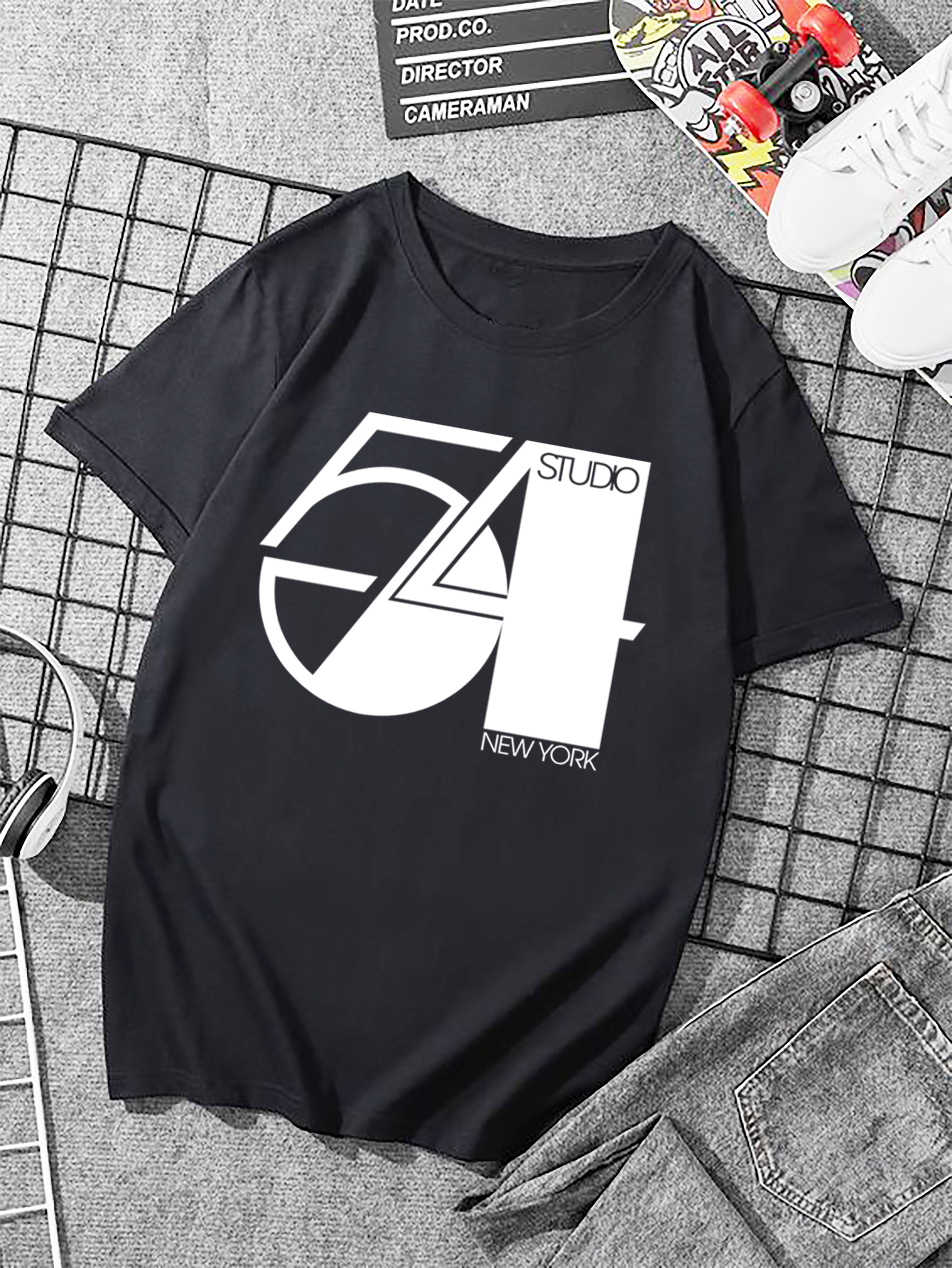 New York Nightclub Graphic Tee — Retro Streetwear Logo T‑Shirt product thumbnail image New York Nightclub Graphic Tee — Retro Streetwear Logo T‑Shirt product thumbnail image