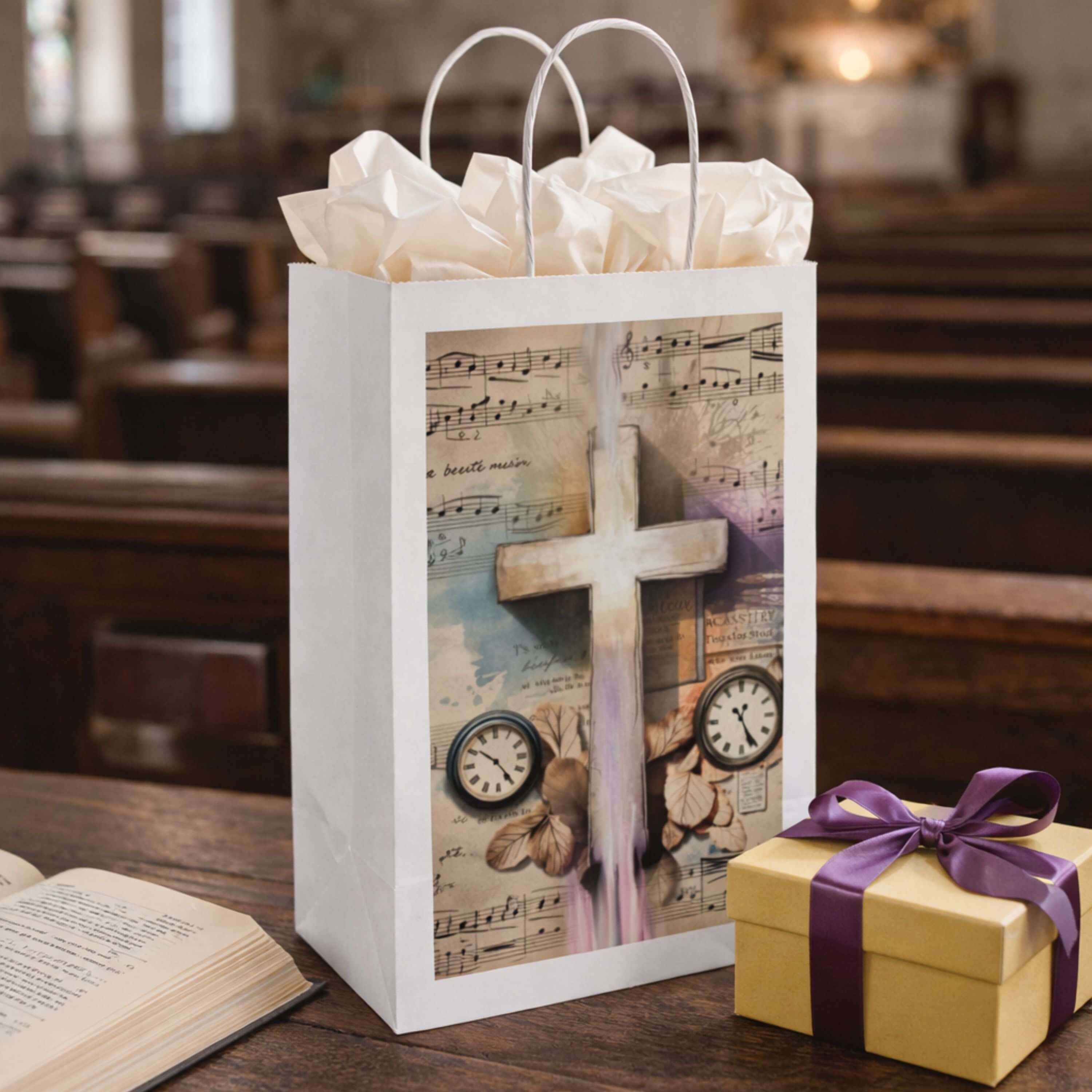 Christian Celebration Paper Gift Bag product thumbnail image Christian Celebration Paper Gift Bag product thumbnail image