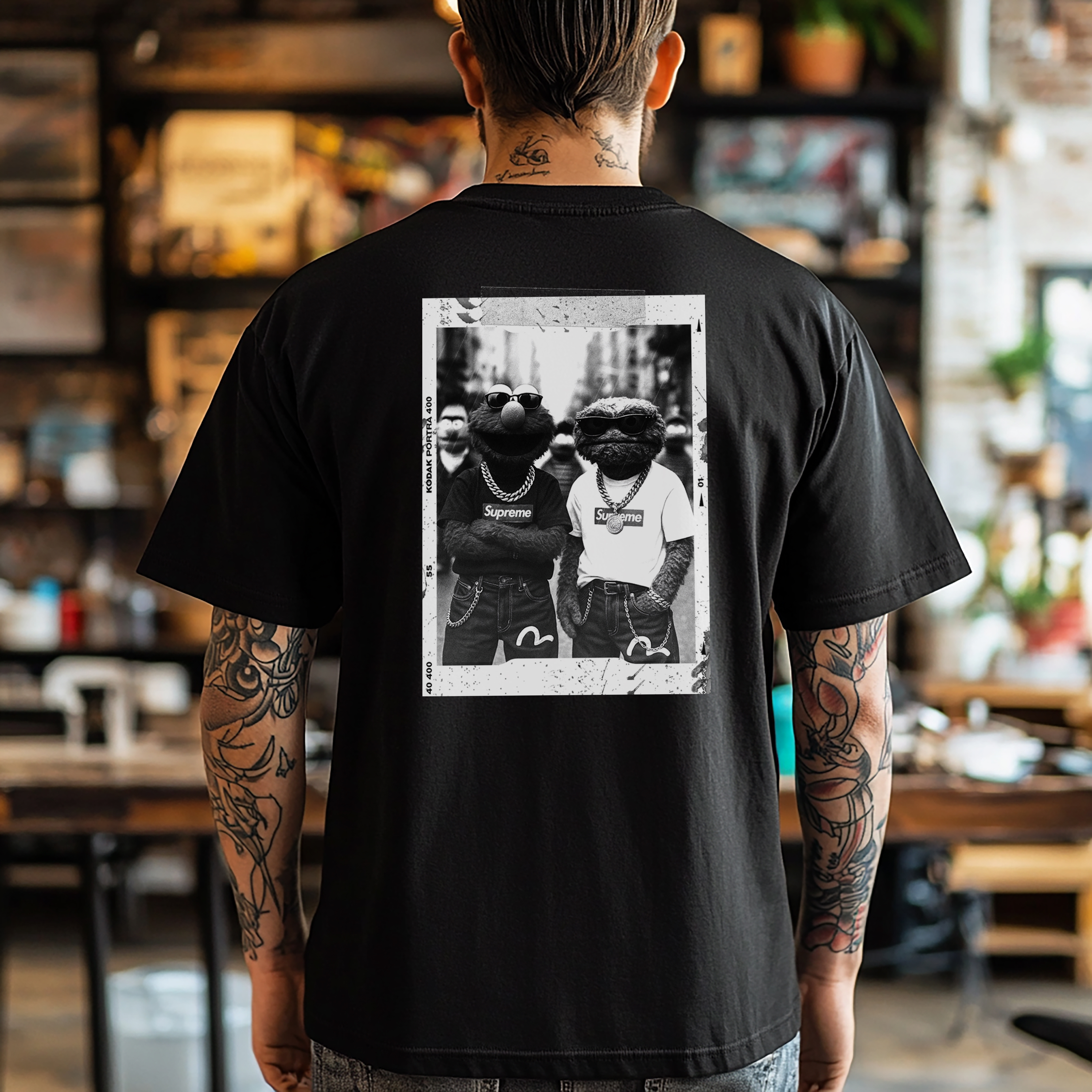 Urban Legends Tee — Vintage Black Graphic Photo Back Tee product thumbnail image Urban Legends Tee — Vintage Black Graphic Photo Back Tee product thumbnail image