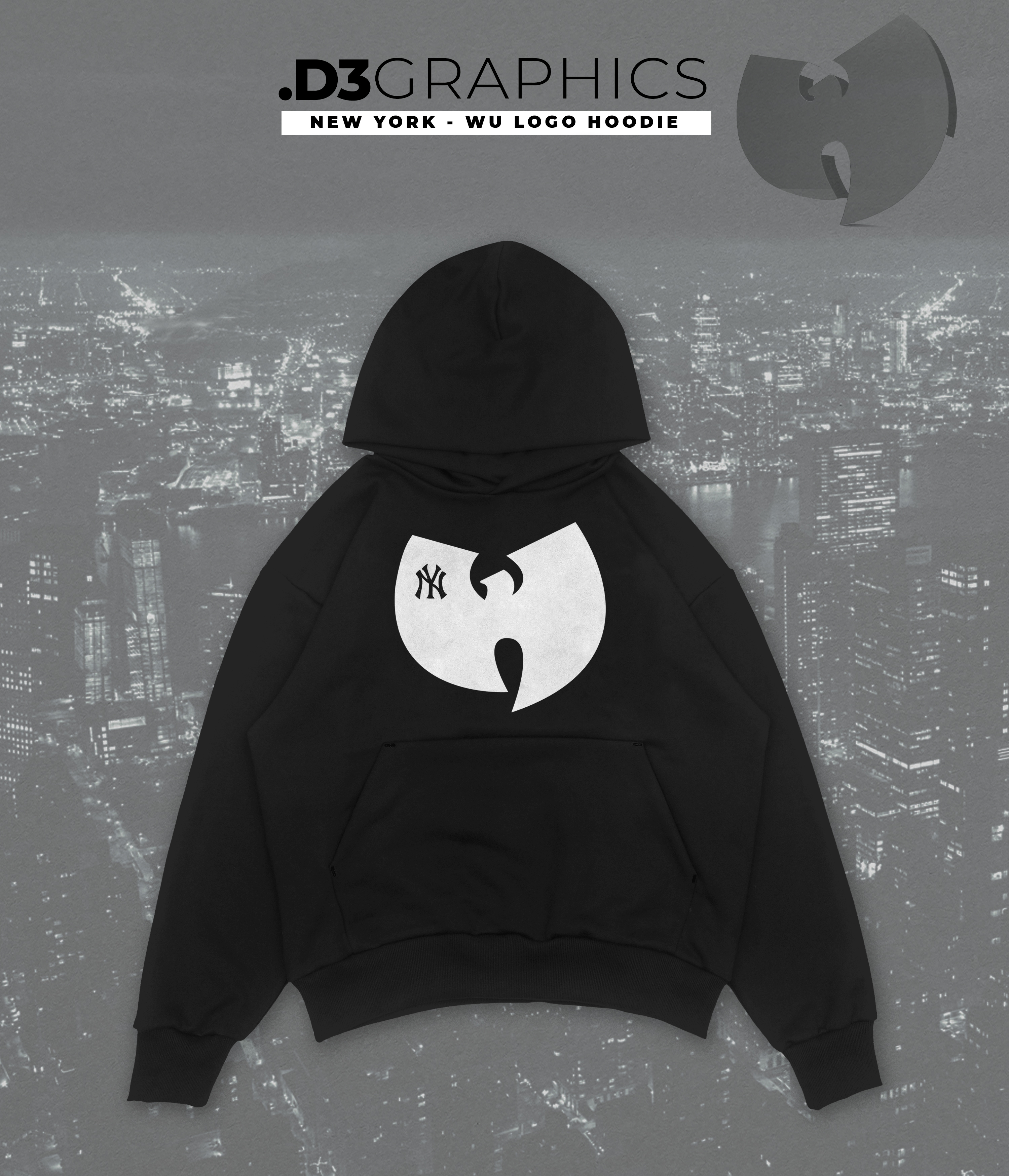 Wu-York Hoodie | Fleece Pullover