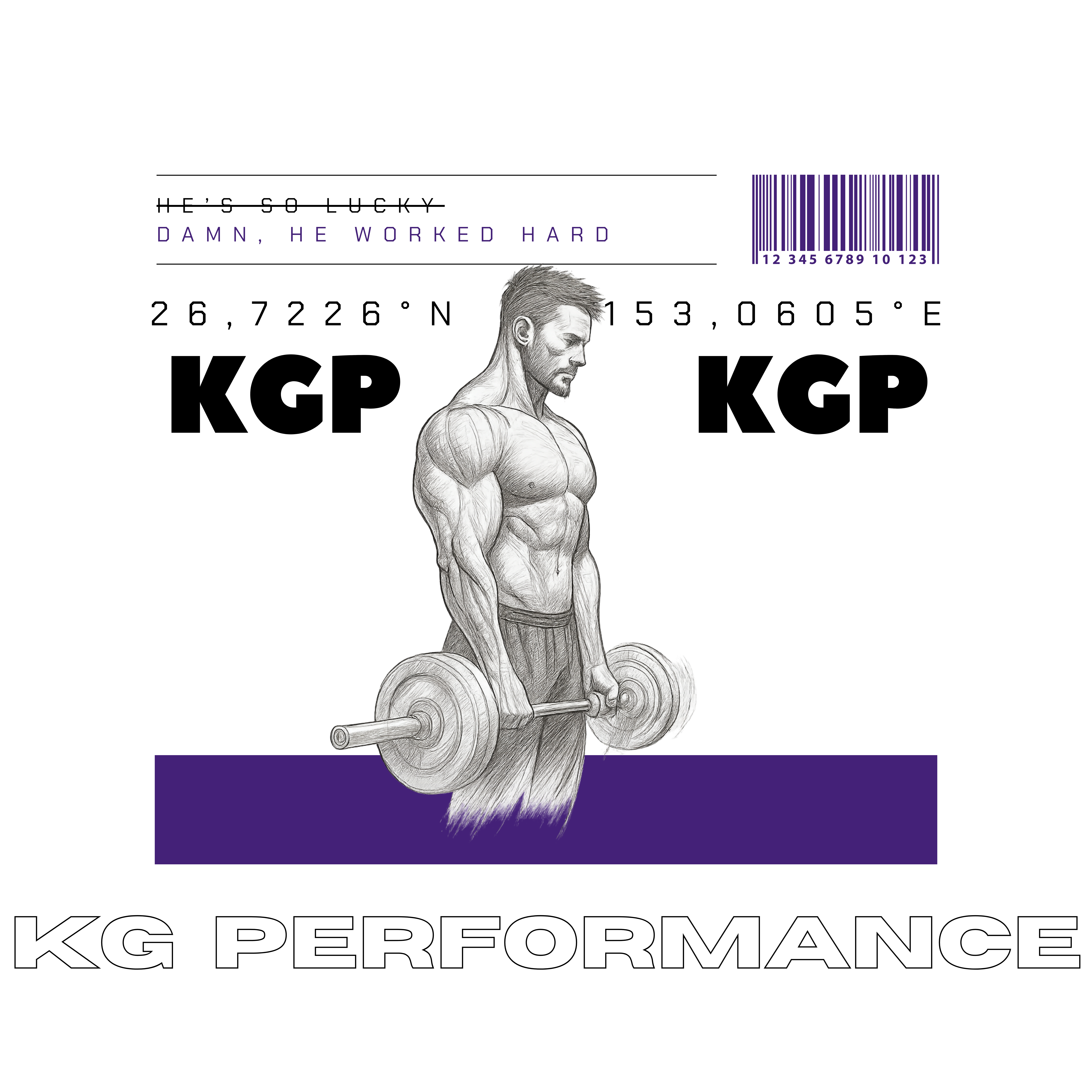 Oversized Boxy Tee - Damn, He Worked Hard (Purple Crown) product thumbnail image