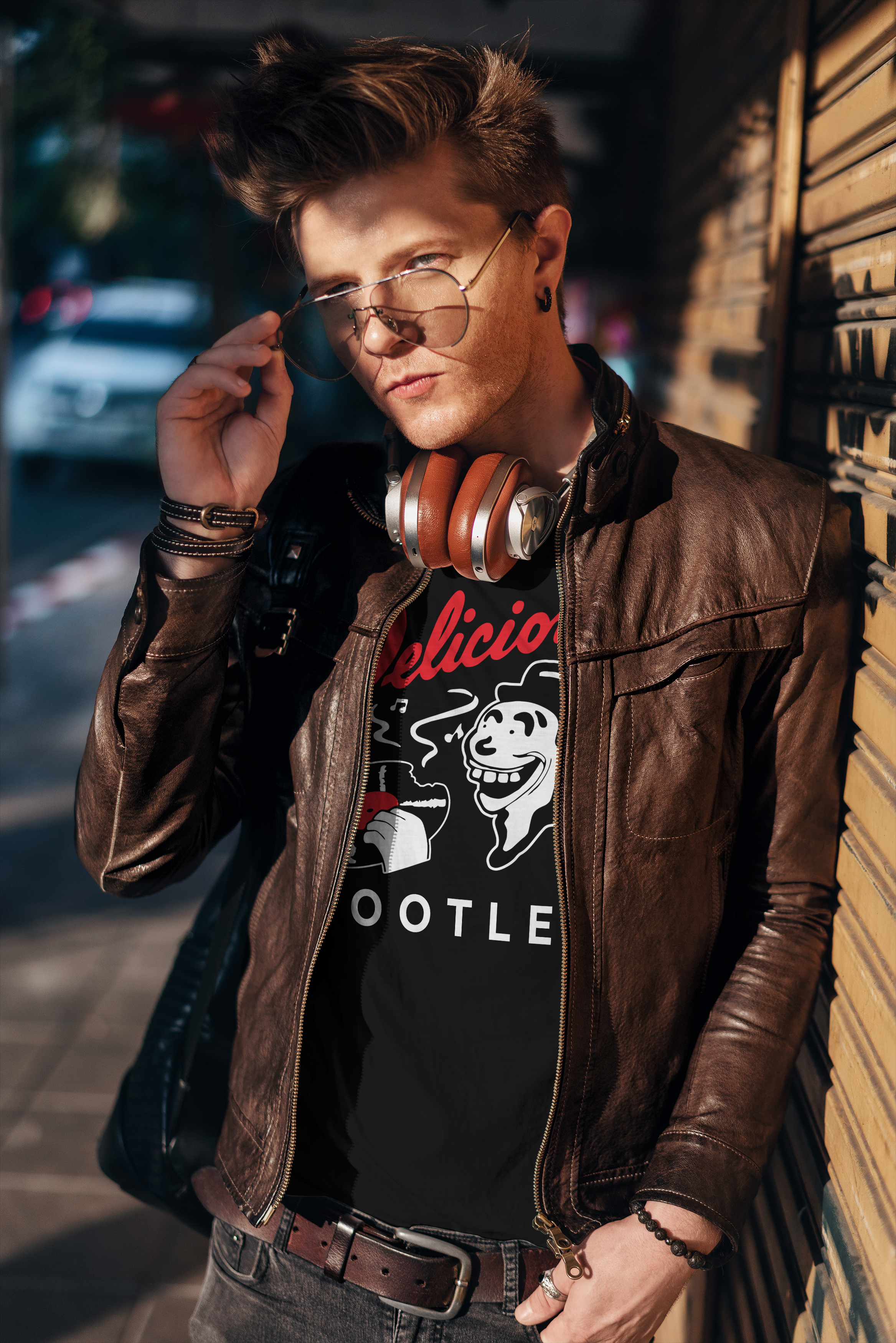 Delicious Bootlegz DJ Unisex Softstyle T-Shirt, Music Lovers Shirt, Stylish Graphic Tee, Festival Clothing, Concert Apparel, Music Festival product thumbnail image Delicious Bootlegz DJ Unisex Softstyle T-Shirt, Music Lovers Shirt, Stylish Graphic Tee, Festival Clothing, Concert Apparel, Music Festival product thumbnail image