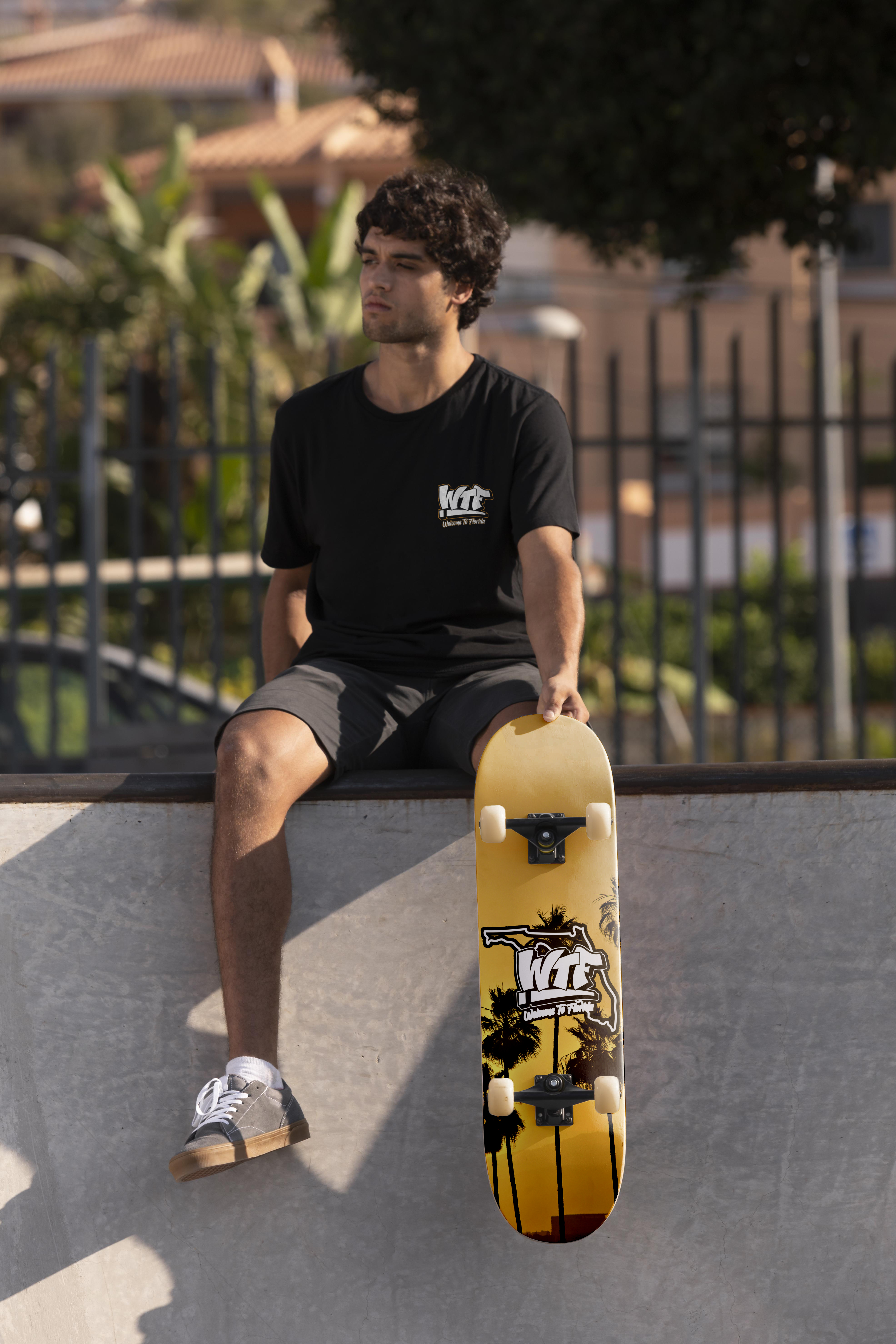 Welcome To Florida WTF Graphic Tee | Florida Outline Shirt product thumbnail image