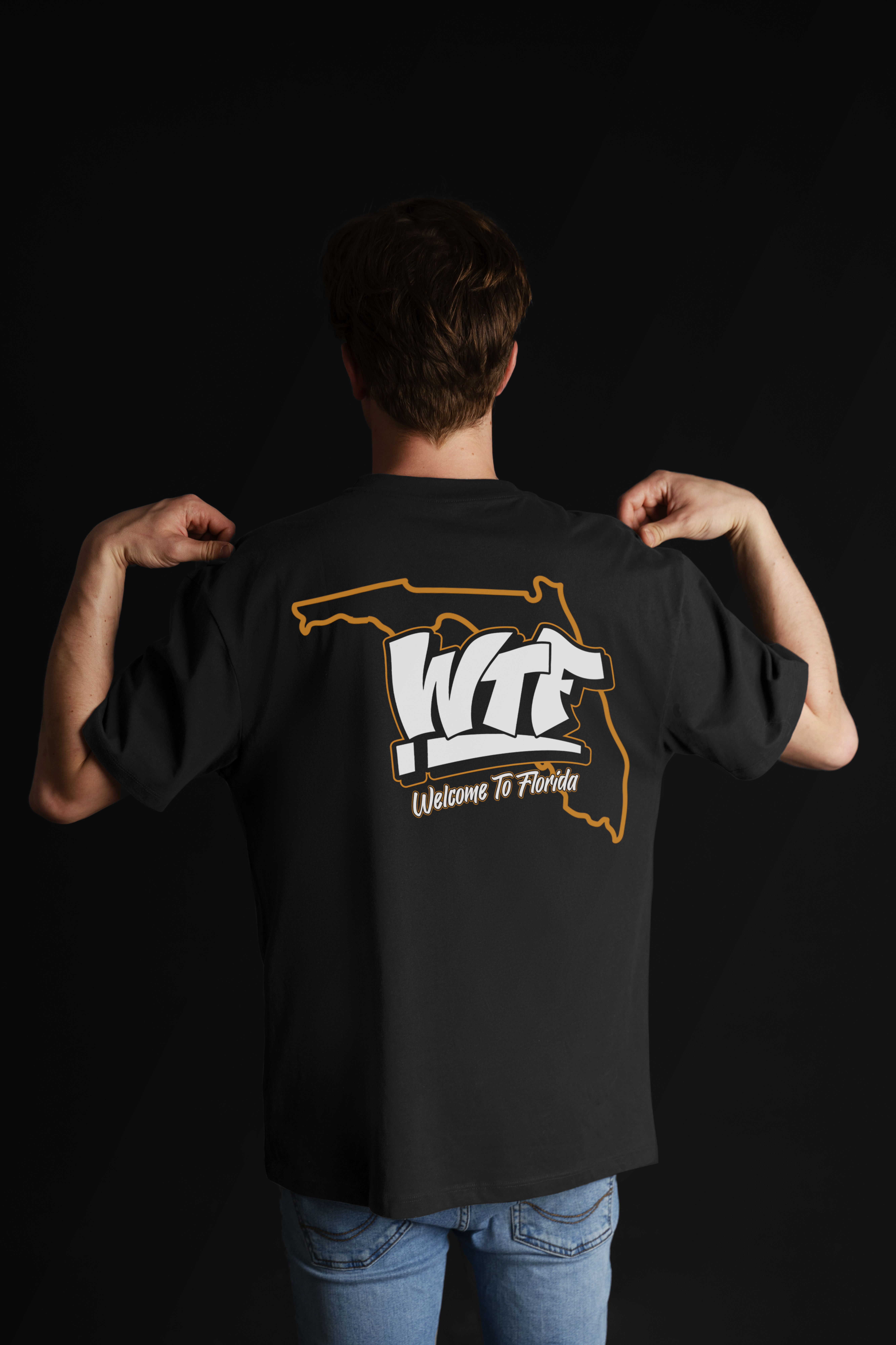 Welcome To Florida WTF Graphic Tee | Florida Outline Shirt product thumbnail image