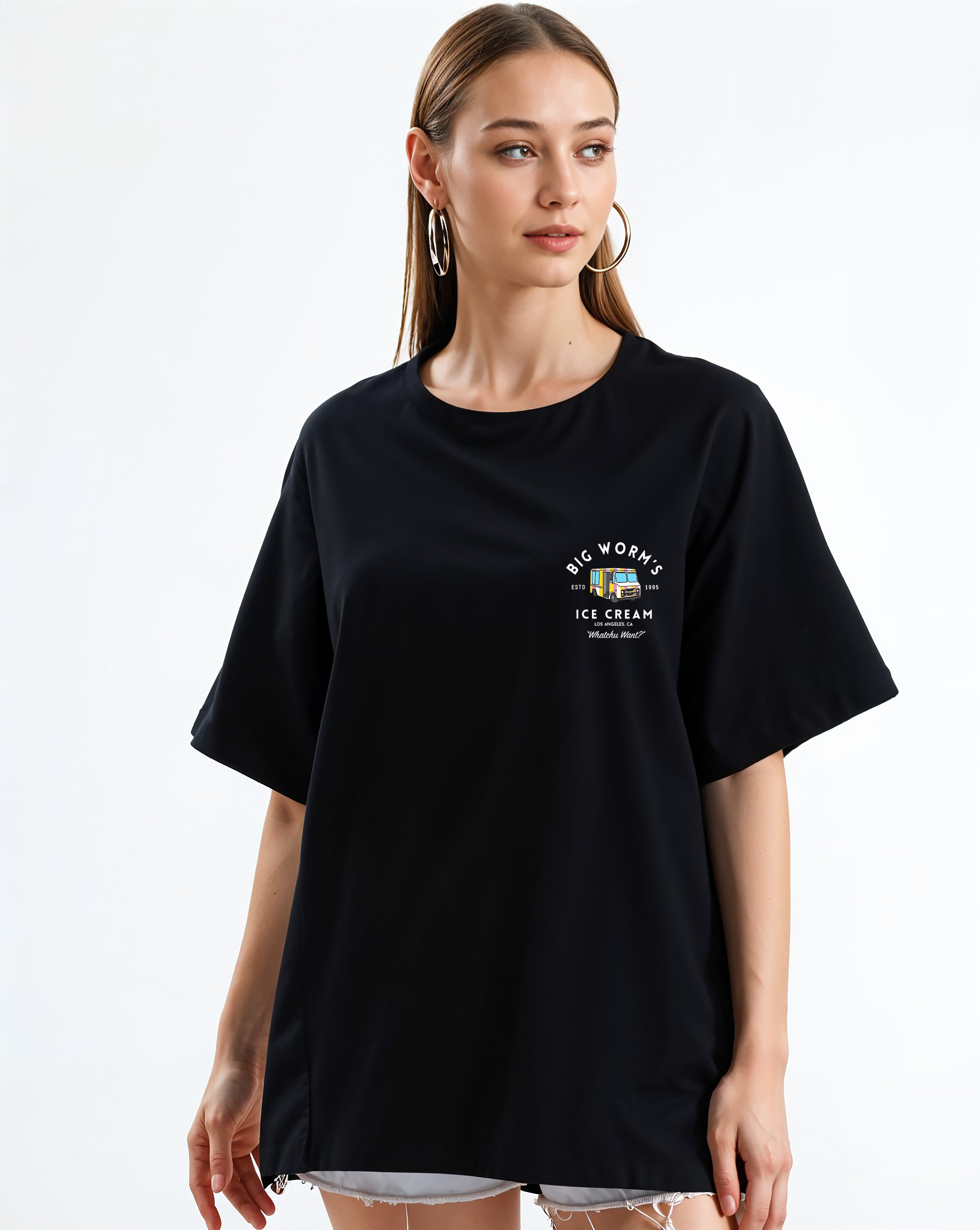 Big Worm's Ice Cream Truck T-Shirt | Ice Cream Truck Graphic Tee product thumbnail image