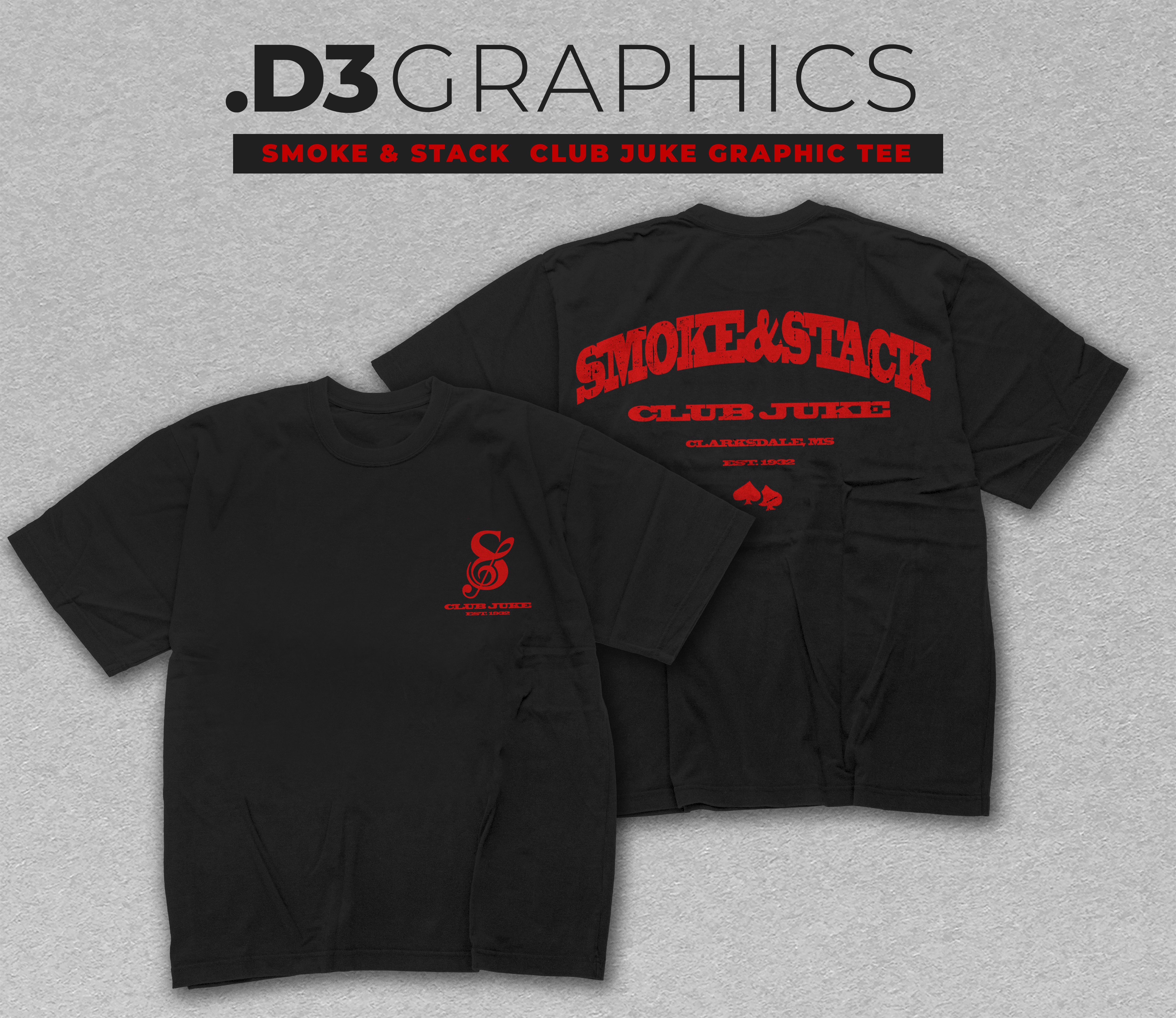 Smoke &amp; Stack Club Juke Sinners Tee