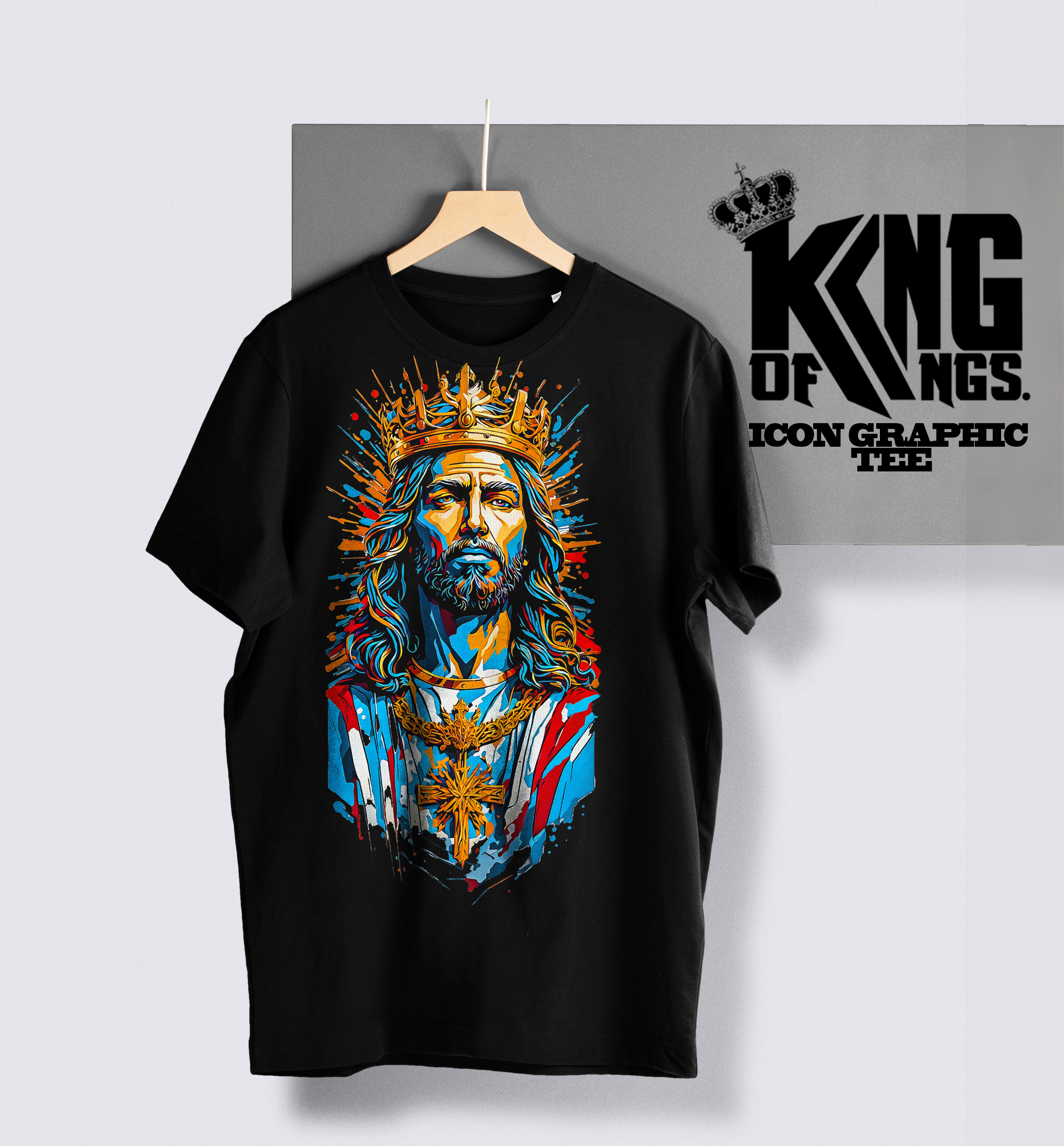 King of Kings Religious Christian T-Shirt product thumbnail image King of Kings Religious Christian T-Shirt product thumbnail image