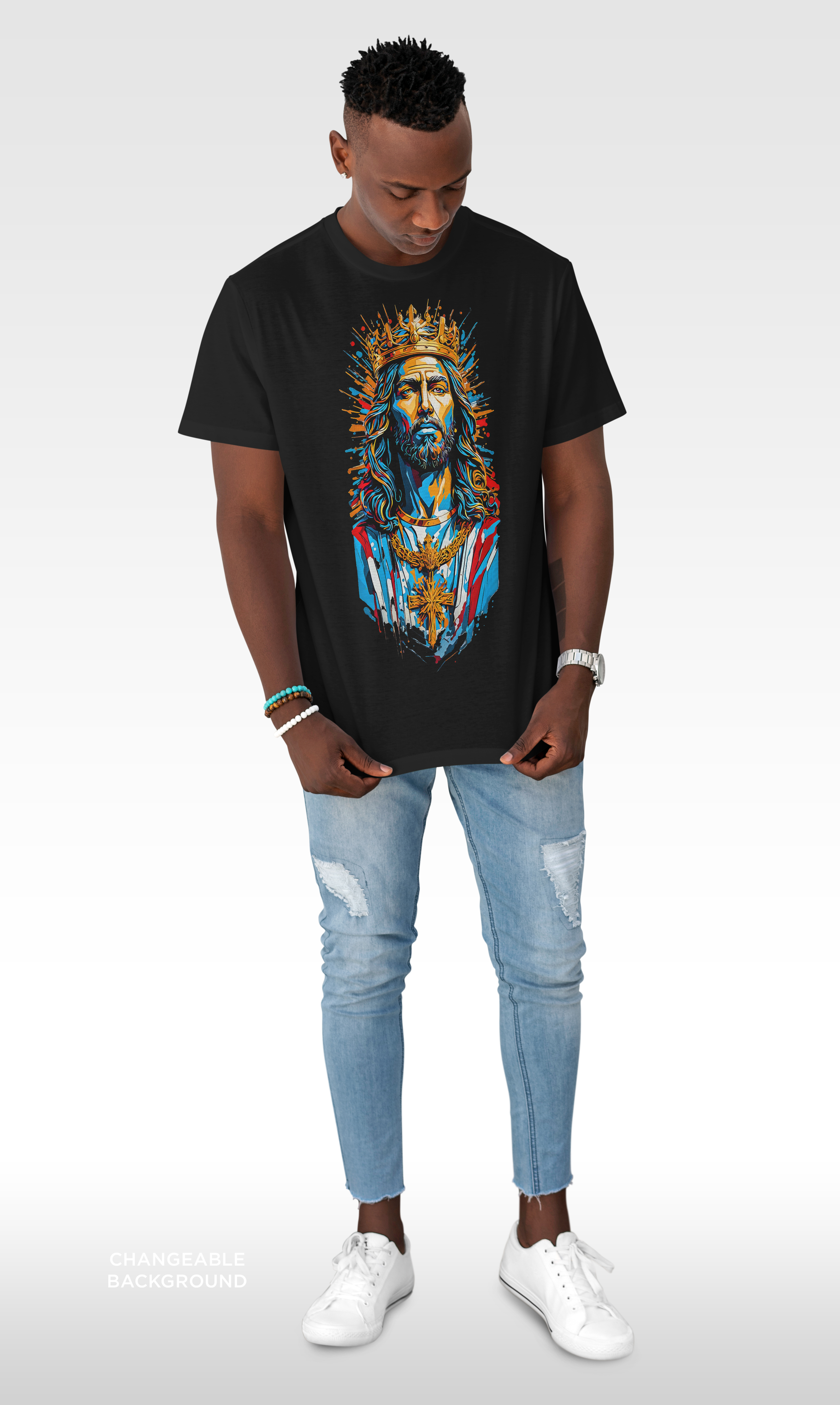 King of Kings Religious Christian T-Shirt product thumbnail image King of Kings Religious Christian T-Shirt product thumbnail image