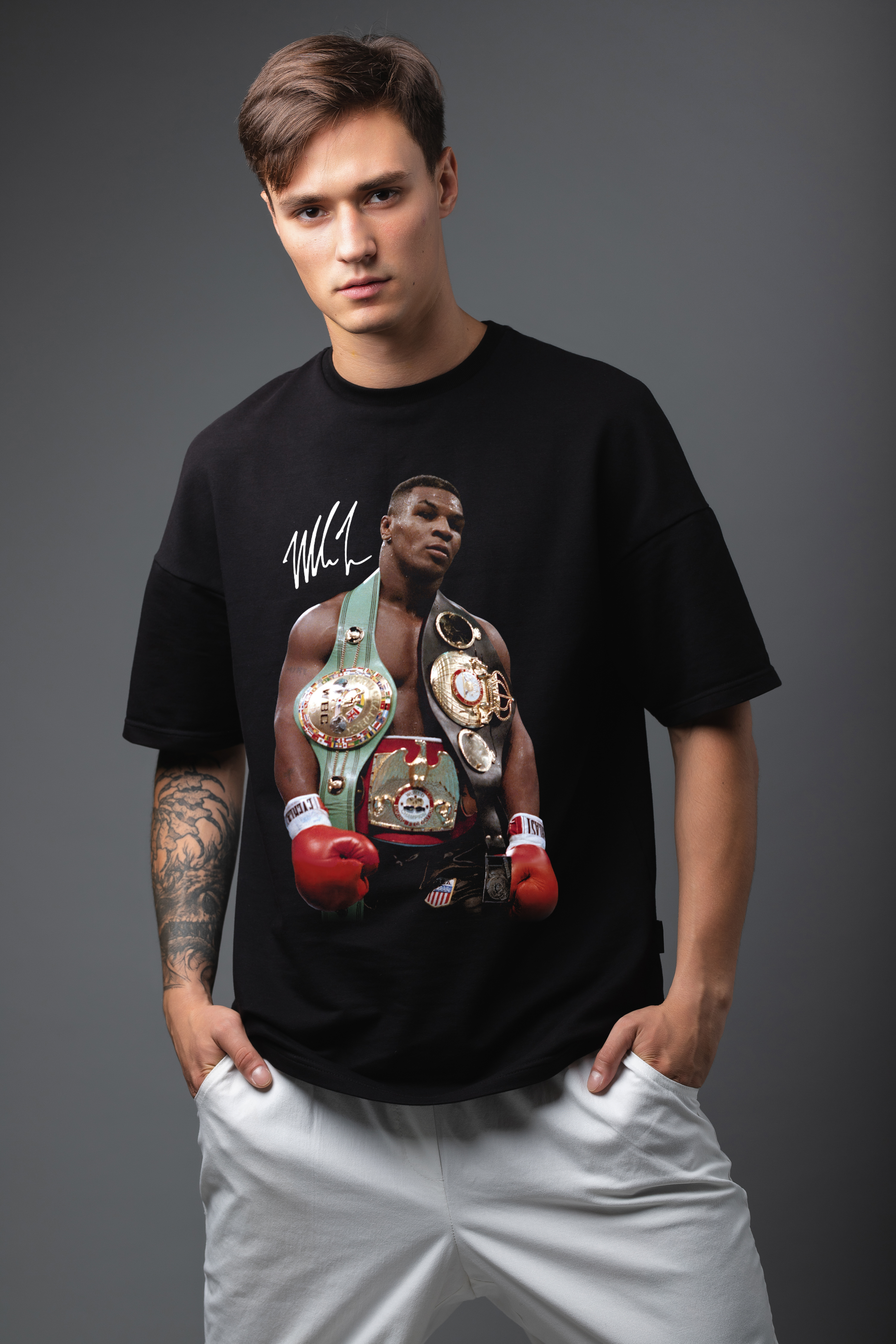 The Champ is Here Tyson Graphic Tee | Champion T-Shirt product thumbnail image