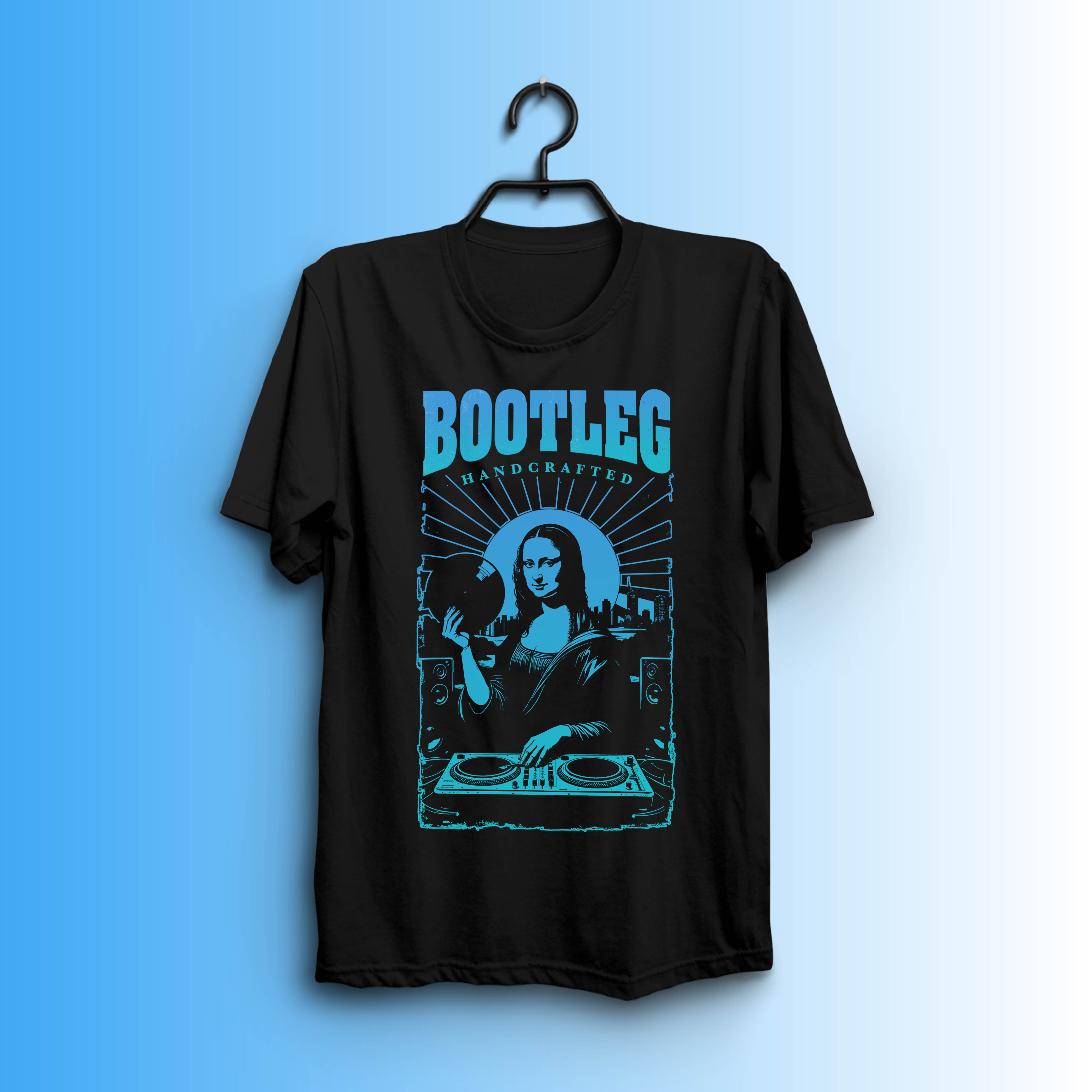 Mrs. Lisa Bootleg Handcrafted DJ T Shirt Unisex Short Sleeve , Vintage Music Shirt, Gift for Music Lovers, Festival Apparel, Casual Streetwear product thumbnail image