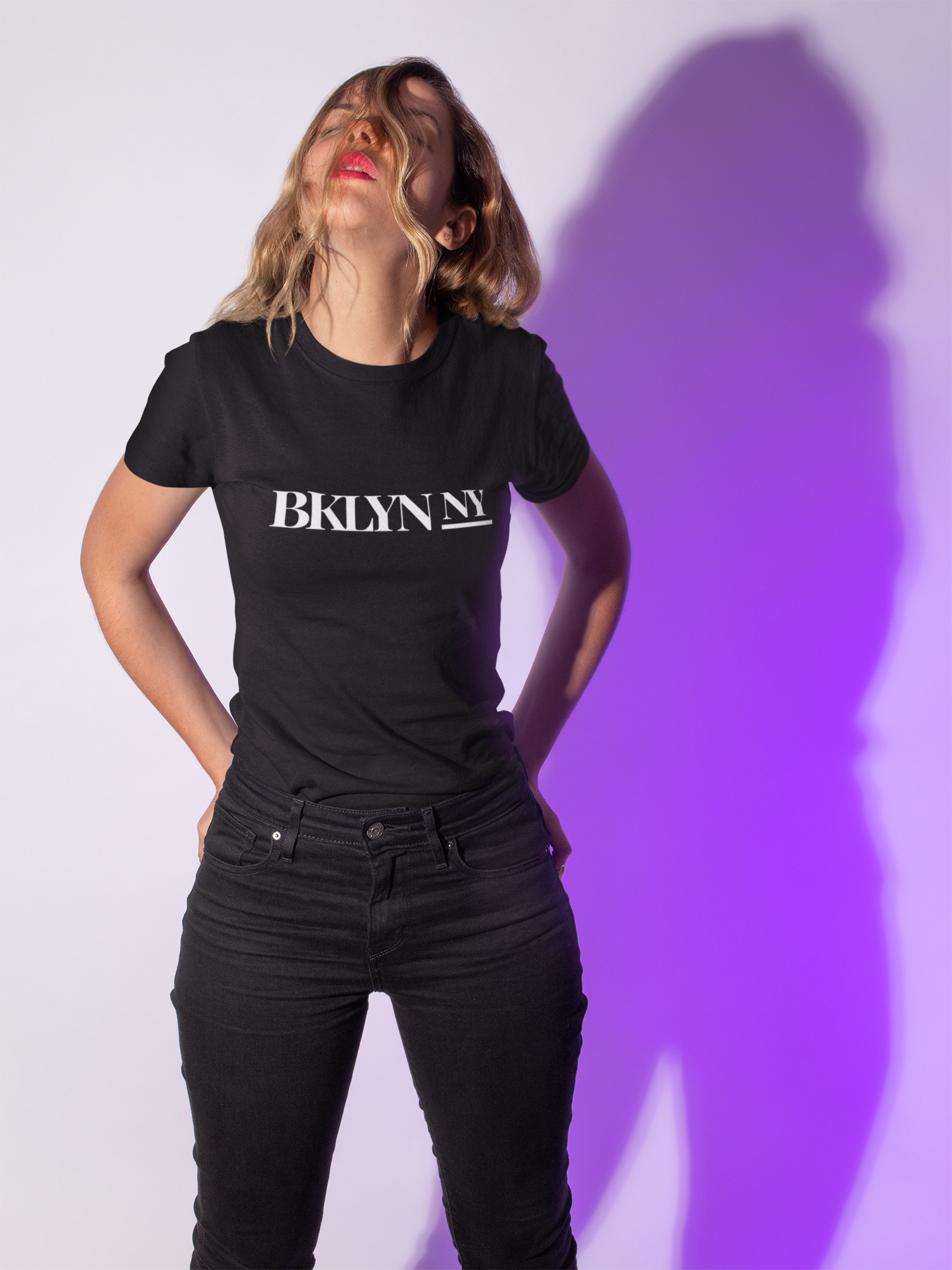 Woman's Bklyn NY Softstyle Tee product thumbnail image Woman's Bklyn NY Softstyle Tee product thumbnail image