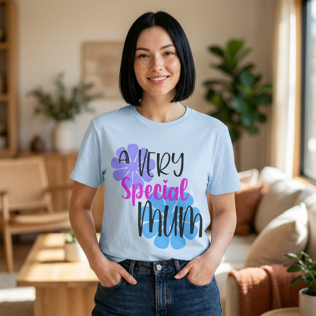 Very Special Mama T-Shirt — Floral Mother's Day Gift Tee product thumbnail image