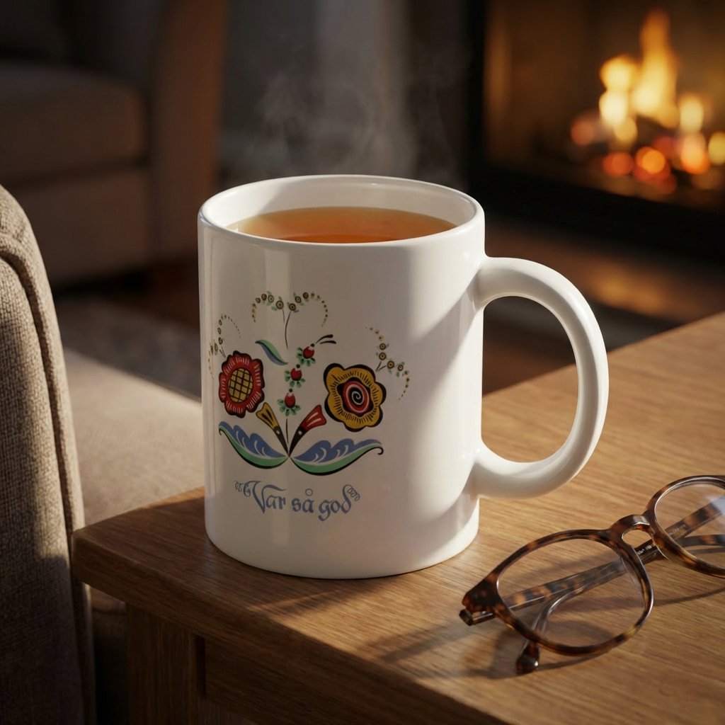 Var så god Jumbo Mug, 20oz - Scandinavian Coffee Cup, Swedish Design, Perfect Coffee Lover Gift  product thumbnail image