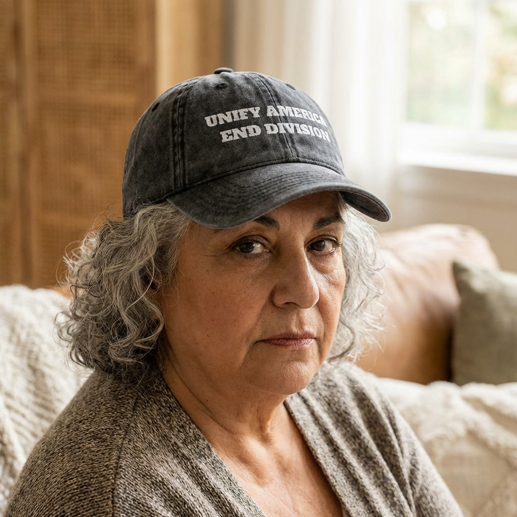 UNIFY AMERICA… END DIVISION Unisex Vintage Dad Cap | Distressed Embroidered Hat | Washed Cotton Twill Low-Profile Cap | Gray Black Navy Maroon | LifeCoachDesigns.shop Exclusive product thumbnail image