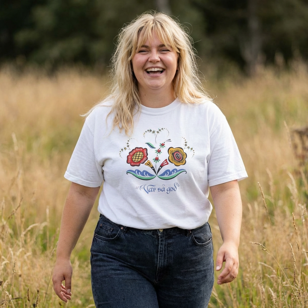 Var så god Swedish Saying Unisex Varsågod T-Shirt Graphic Tee, Scandinavian Fashion Gift product thumbnail image