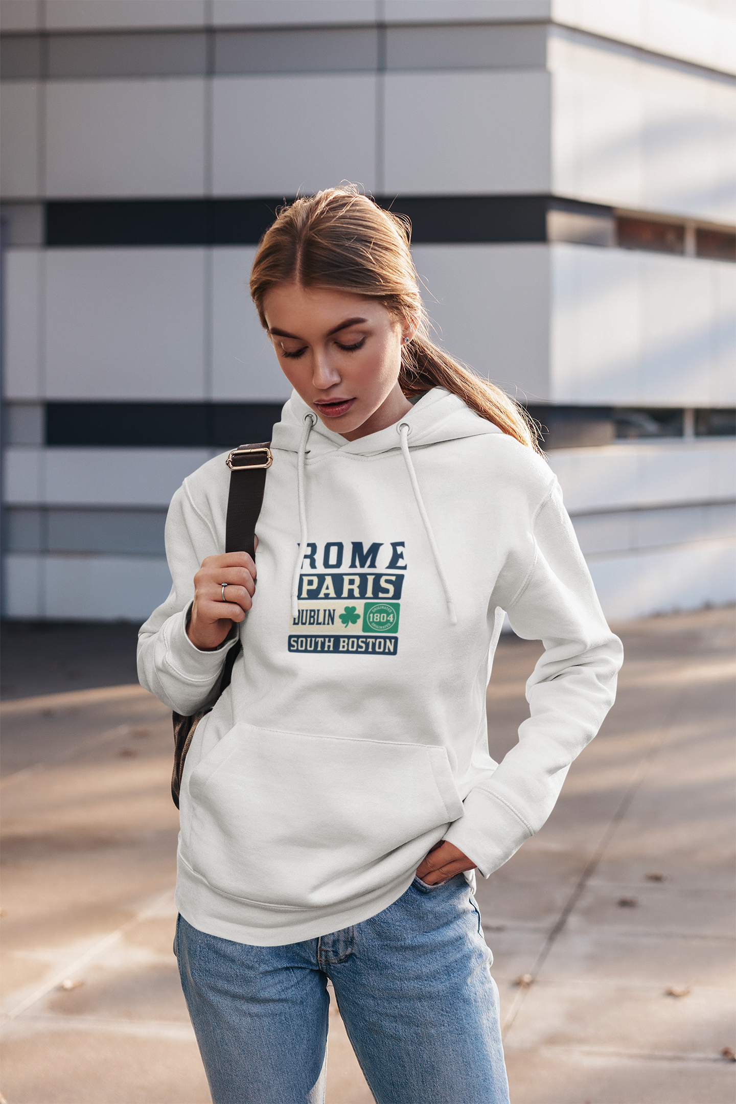 90s Southie Hoodie — Old School South Boston Vintage Vibe Sweatshirt product thumbnail image