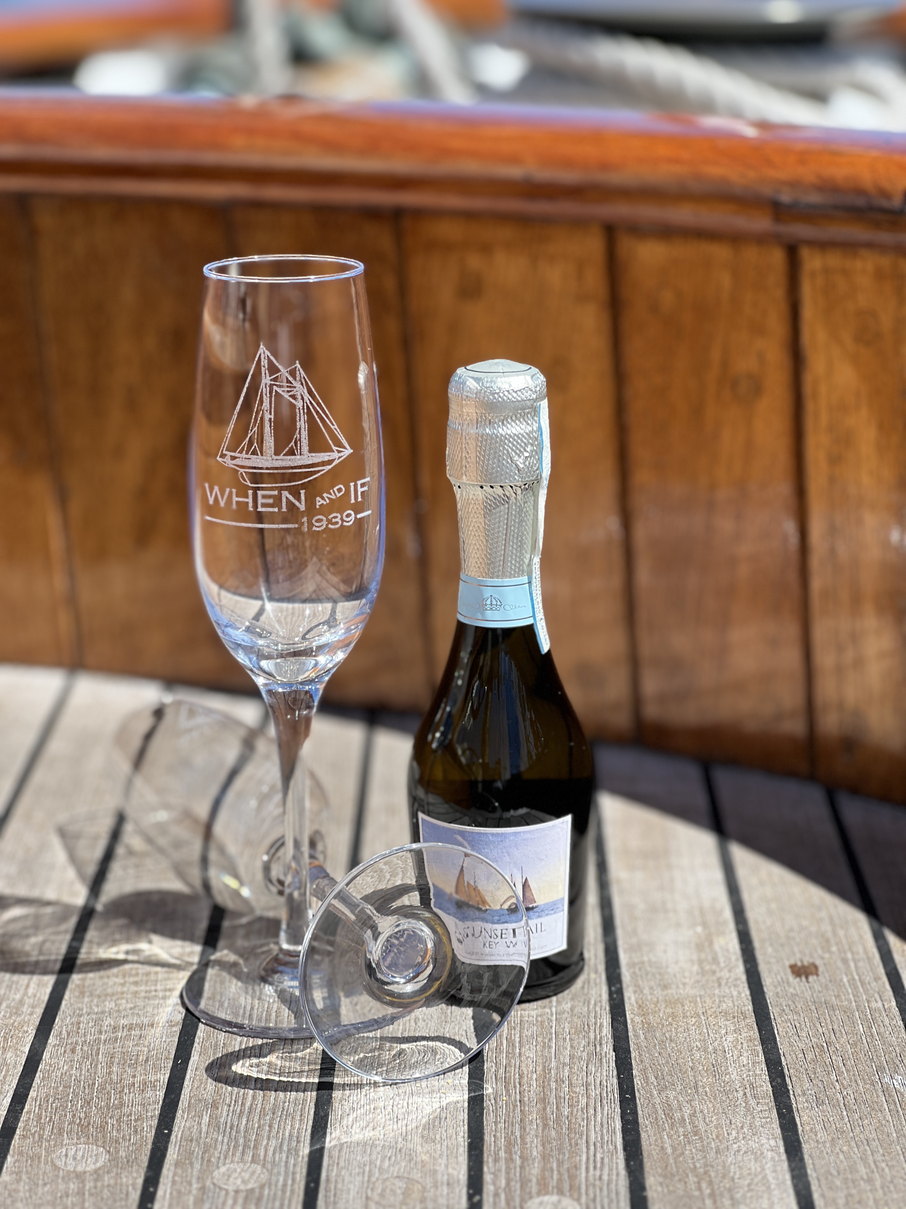 Engraved 8oz Champagne Flute product thumbnail image Engraved 8oz Champagne Flute product thumbnail image