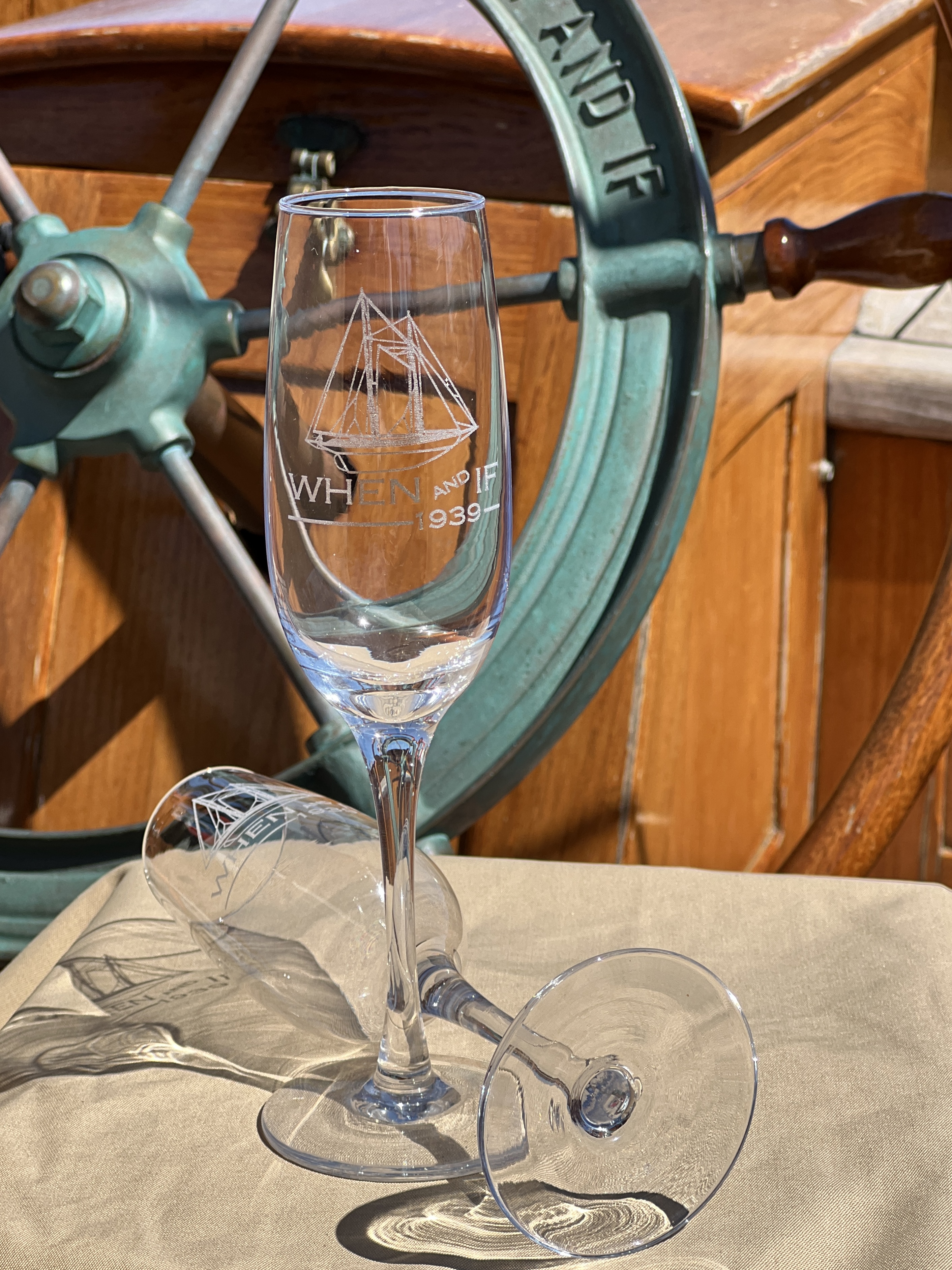 Engraved 8oz Champagne Flute product thumbnail image Engraved 8oz Champagne Flute product thumbnail image