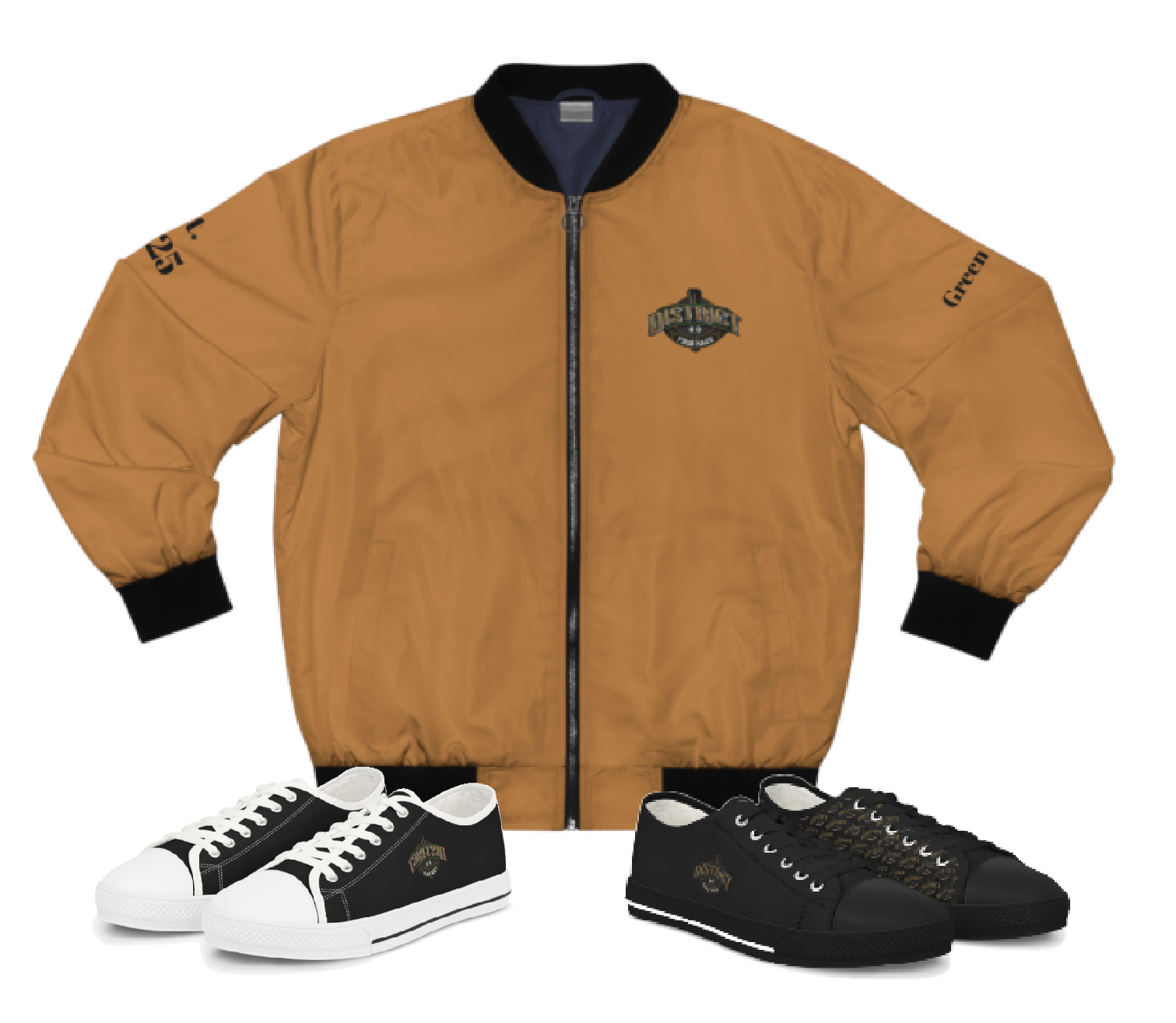 District Pour Haus Bomber Jacket - Brown product thumbnail image