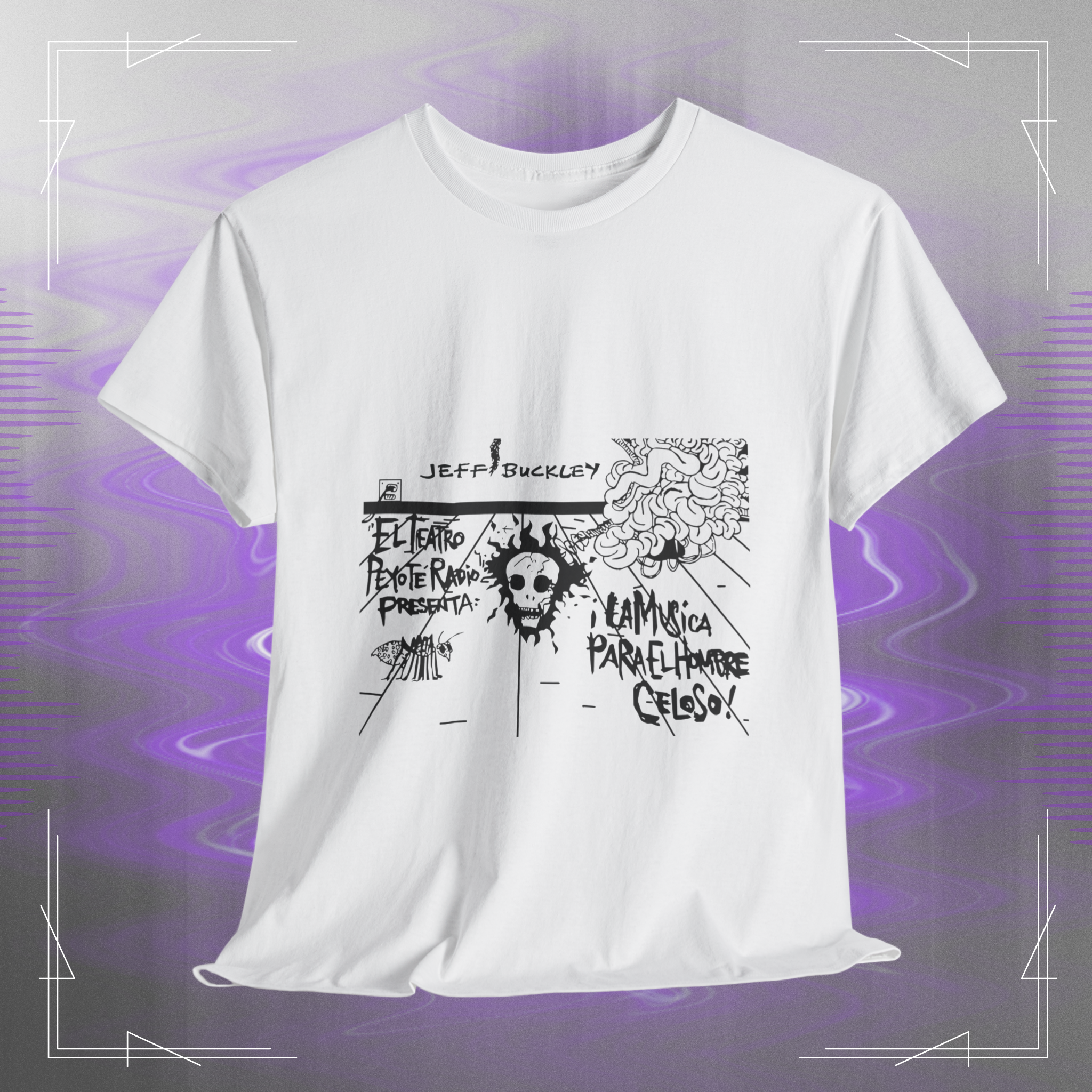 Jeff Buckley Original Art Rare Vintage Soulful Unisex Tee product thumbnail image