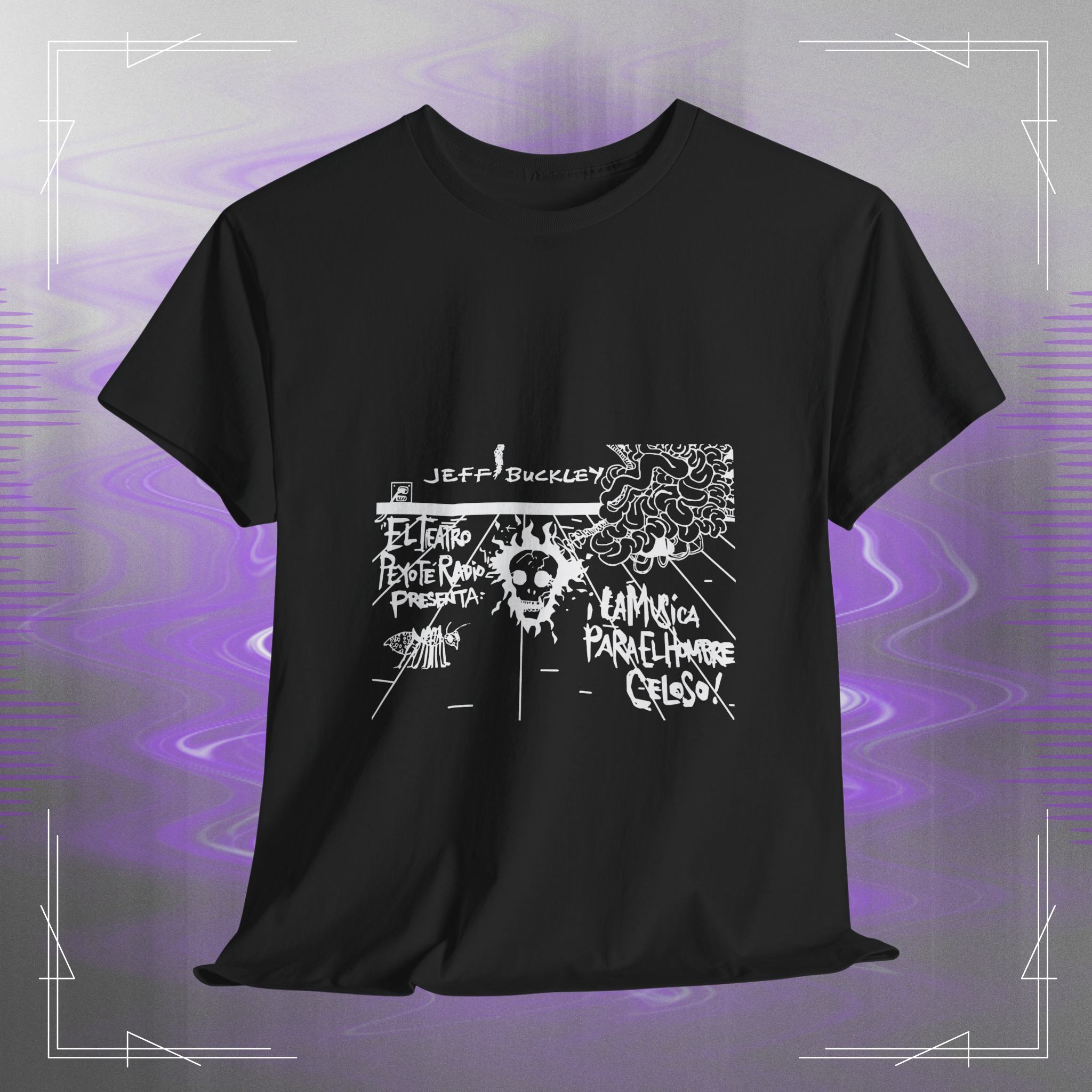 Jeff Buckley Original Art Grunge Vintage Music Unisex Cotton Tee product thumbnail image Jeff Buckley Original Art Grunge Vintage Music Unisex Cotton Tee product thumbnail image