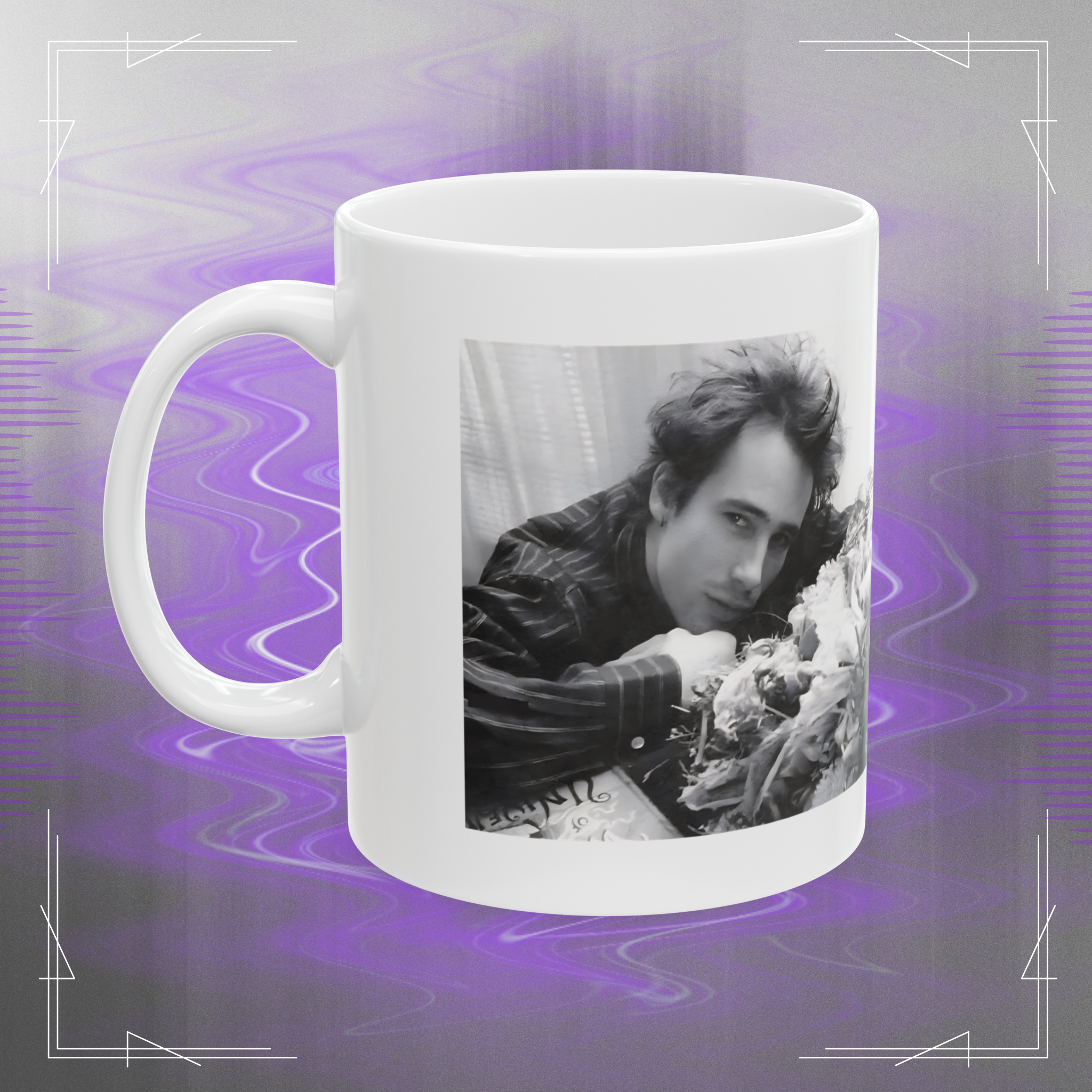Jeff Buckley Inspired Mug , Music Ceramic Coffee Cup Signature Legacy