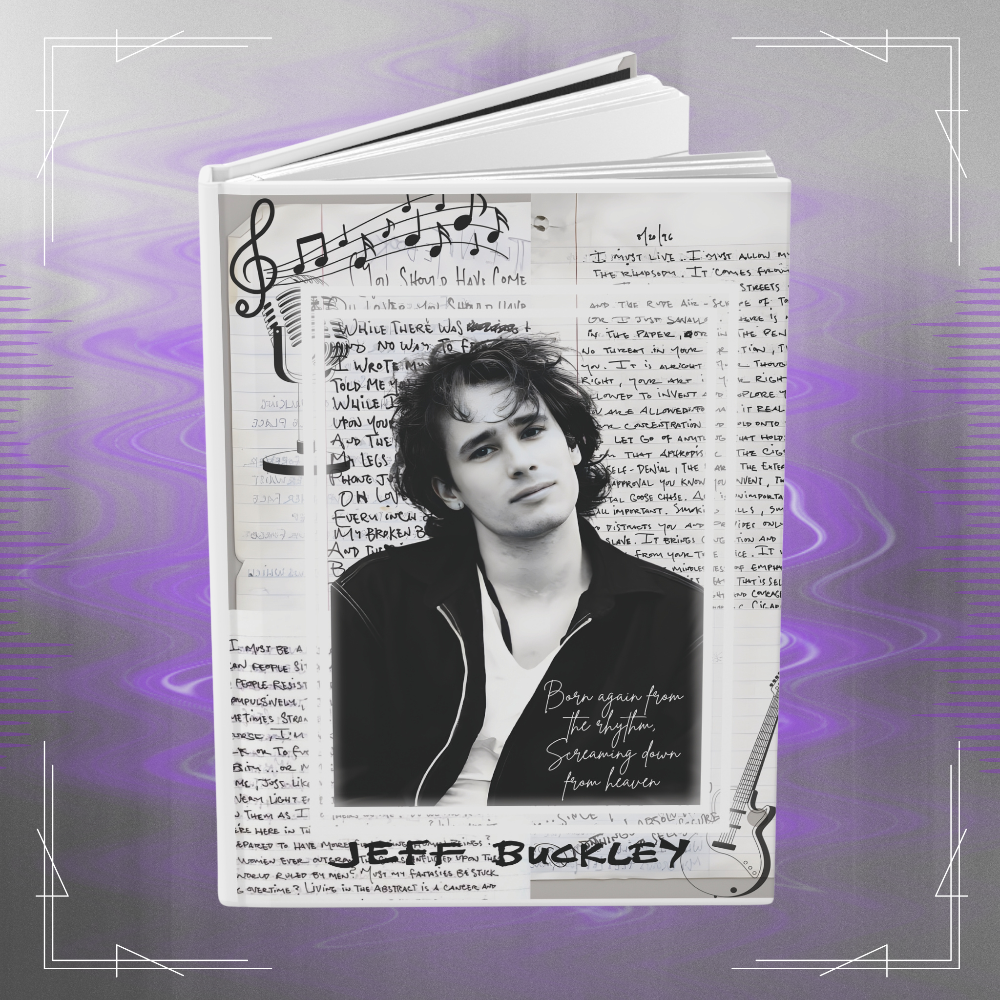 Jeff Buckley Haunting Tribute Notebook Emotional Writing Journal product thumbnail image Jeff Buckley Haunting Tribute Notebook Emotional Writing Journal product thumbnail image