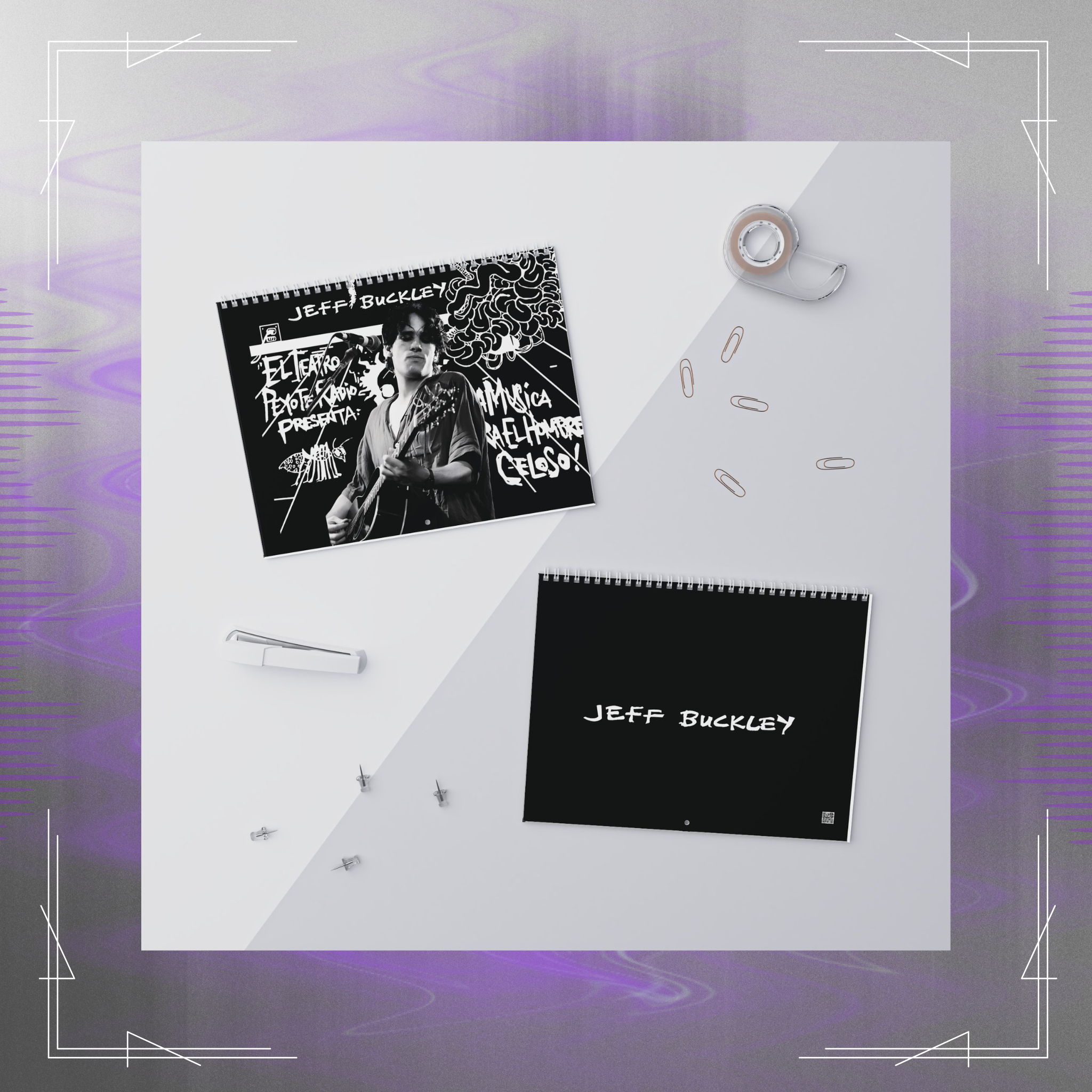 Jeff Buckley Vintage 2026 Wall Calendar Limited Edition  product thumbnail image