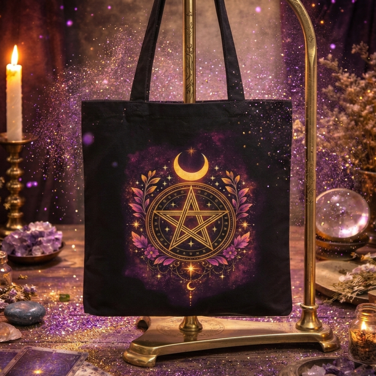 "The Void Collection" Tote Bag — Mystic Organic Cotton Shopper