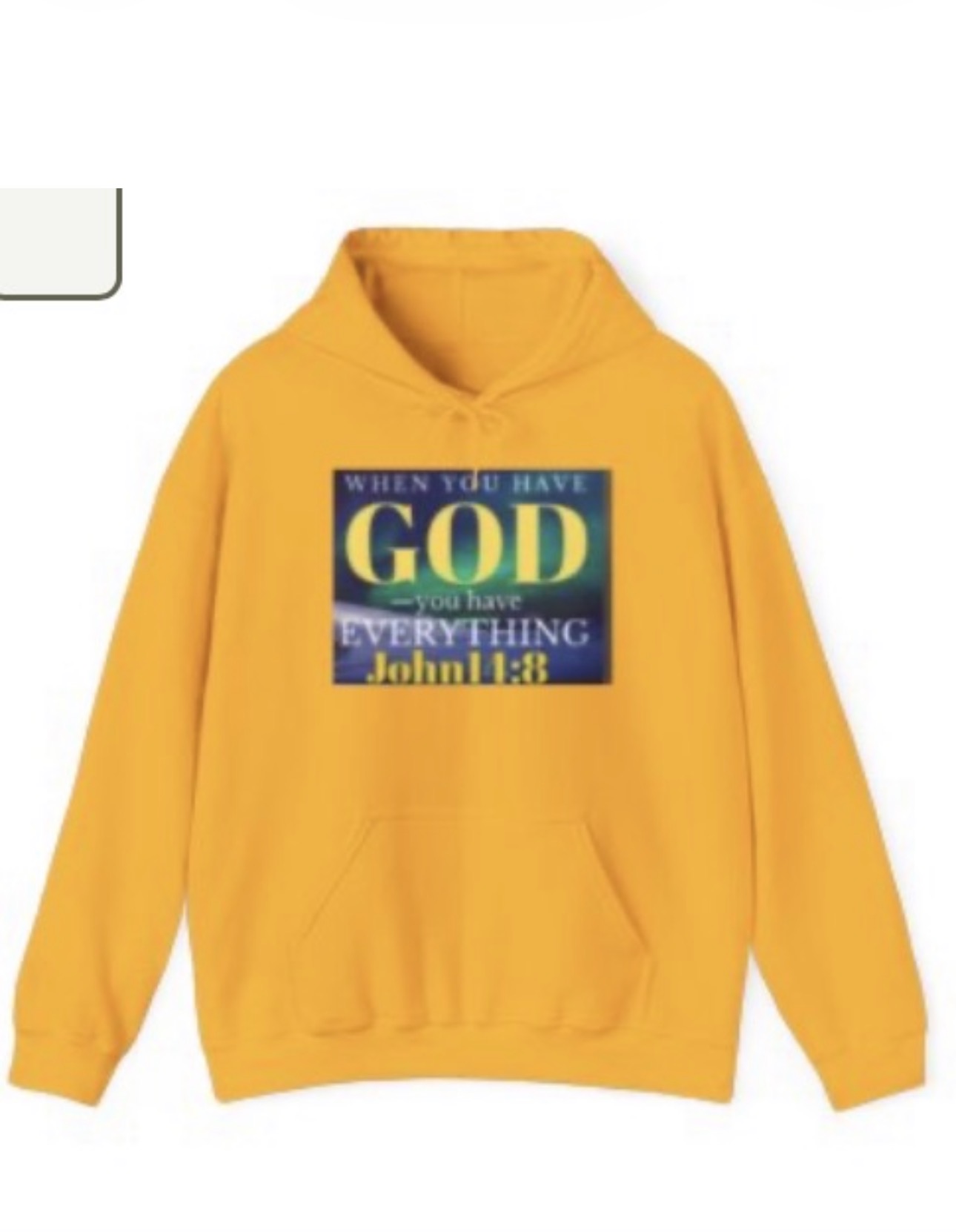 God Definition Hoodie — Faith-Based Minimalist Christian Pullover (Who I love, Who I serve...) product thumbnail image