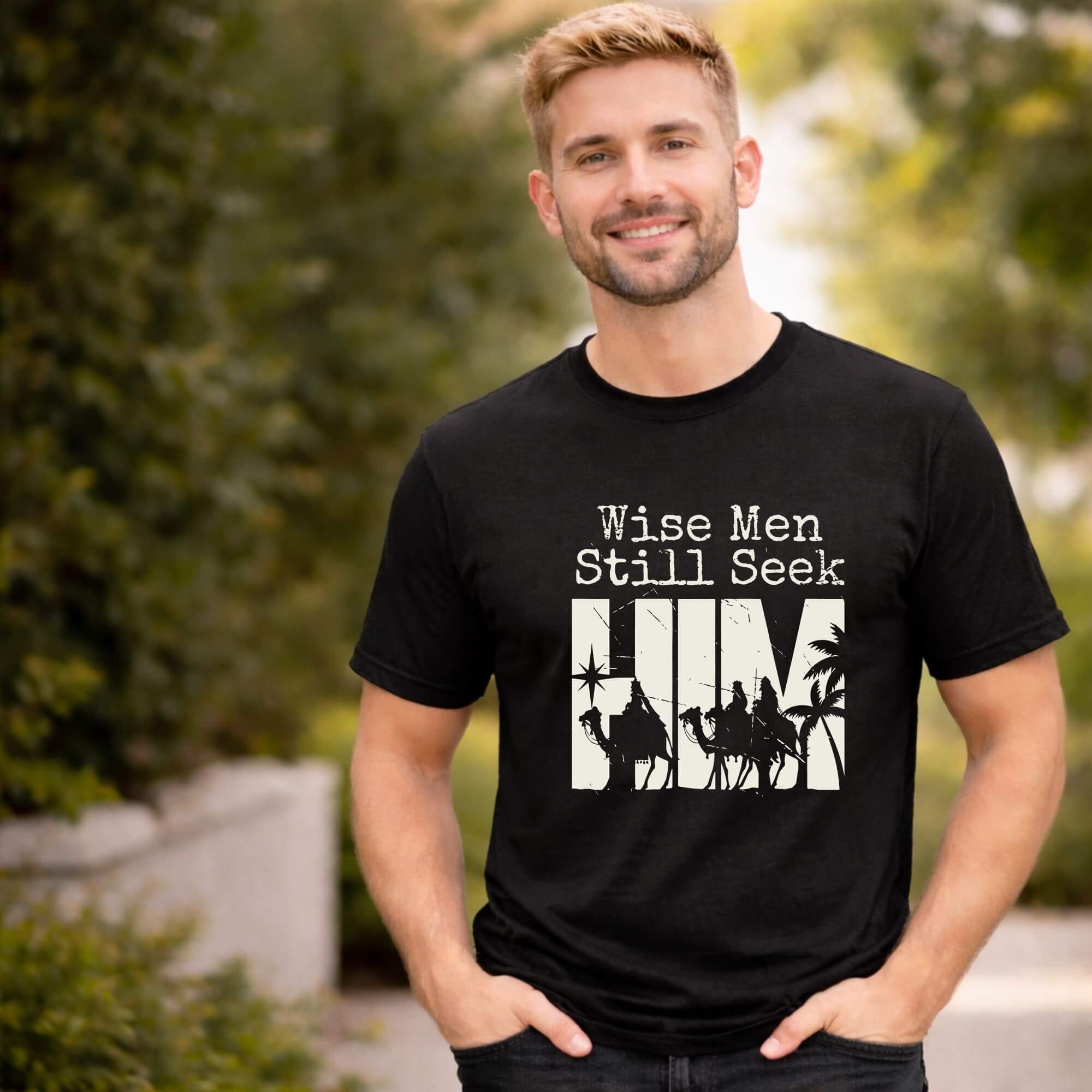 Wise Men Still Seek Him T-Shirt product thumbnail image Wise Men Still Seek Him T-Shirt product thumbnail image
