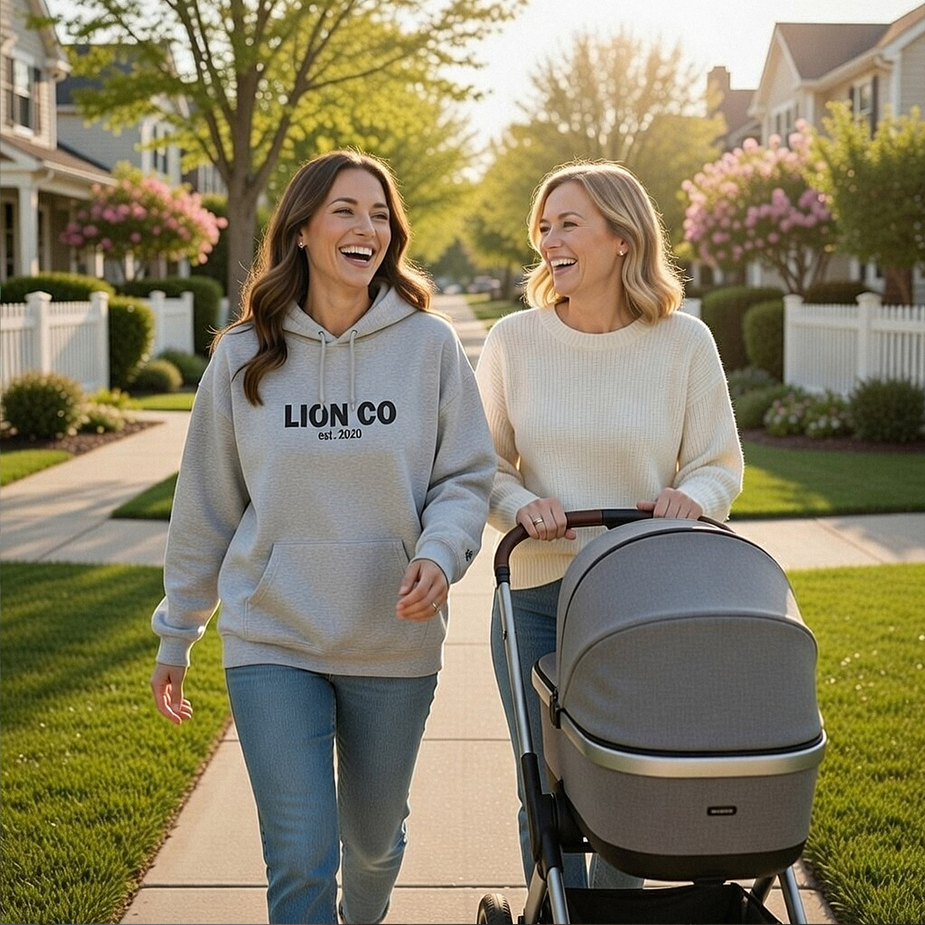 Lion Co Hoodie — Minimal Logo Sweatshirt (est. 2020) product thumbnail image