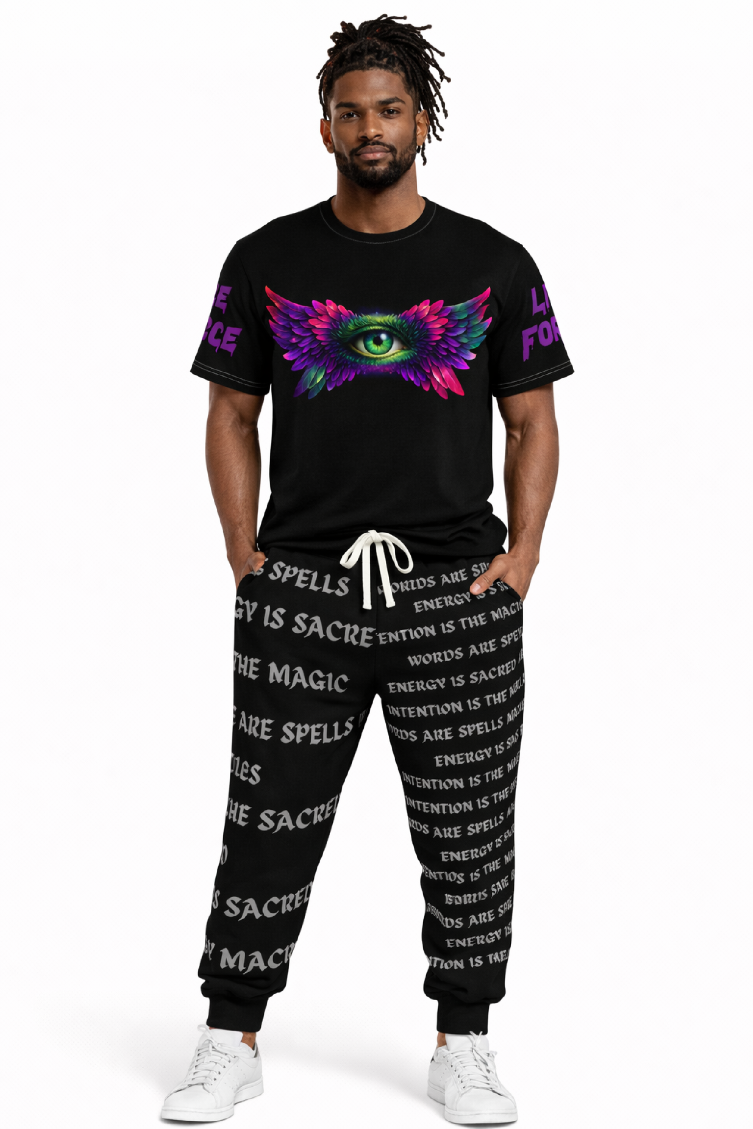 All-Seeing Winged Eye Tee | Protection Graphic | LIFE FORCE Edition product thumbnail image All-Seeing Winged Eye Tee | Protection Graphic | LIFE FORCE Edition product thumbnail image