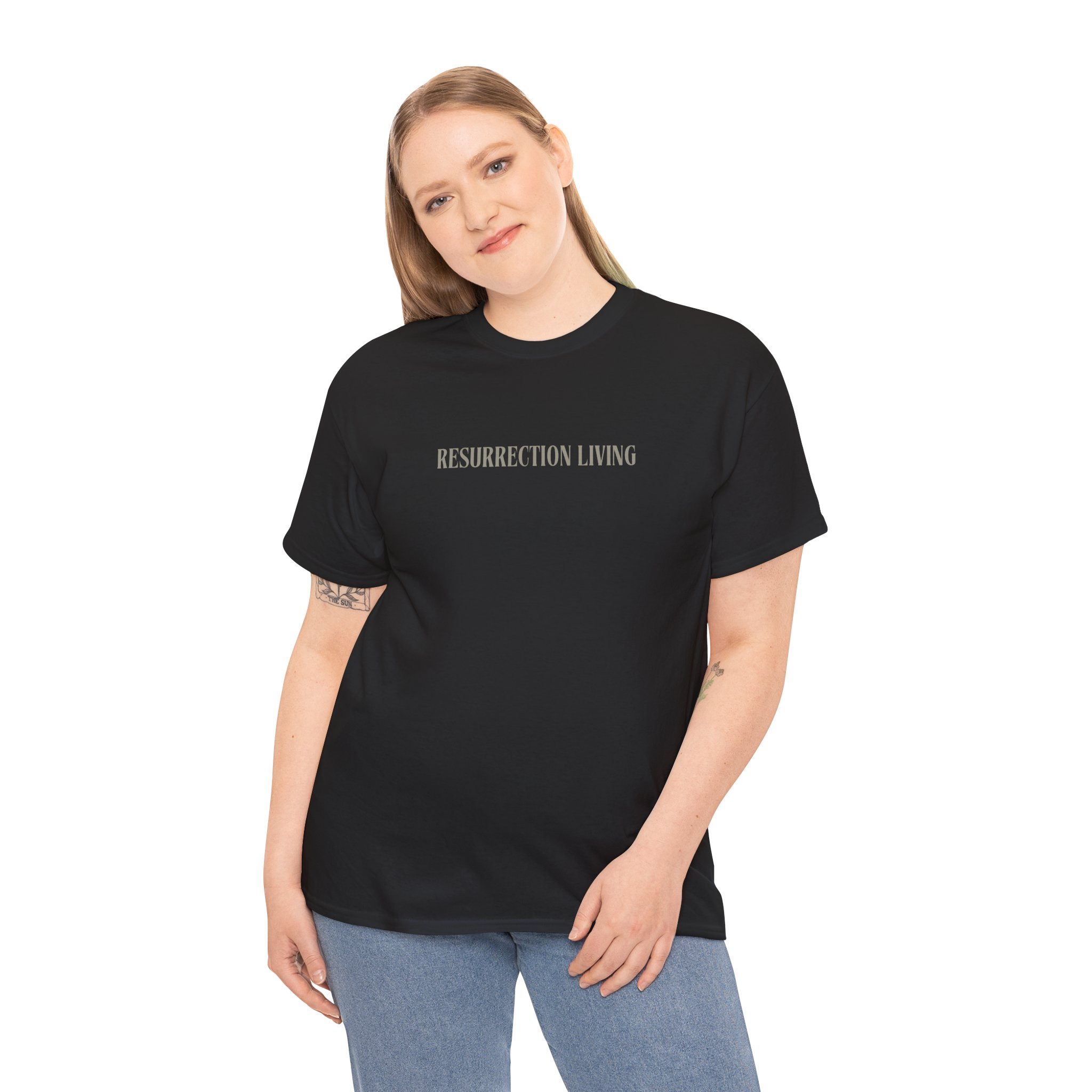 RESURRECTION LIVING (Series) Unisex Heavy Cotton Tee product thumbnail image RESURRECTION LIVING (Series) Unisex Heavy Cotton Tee product thumbnail image