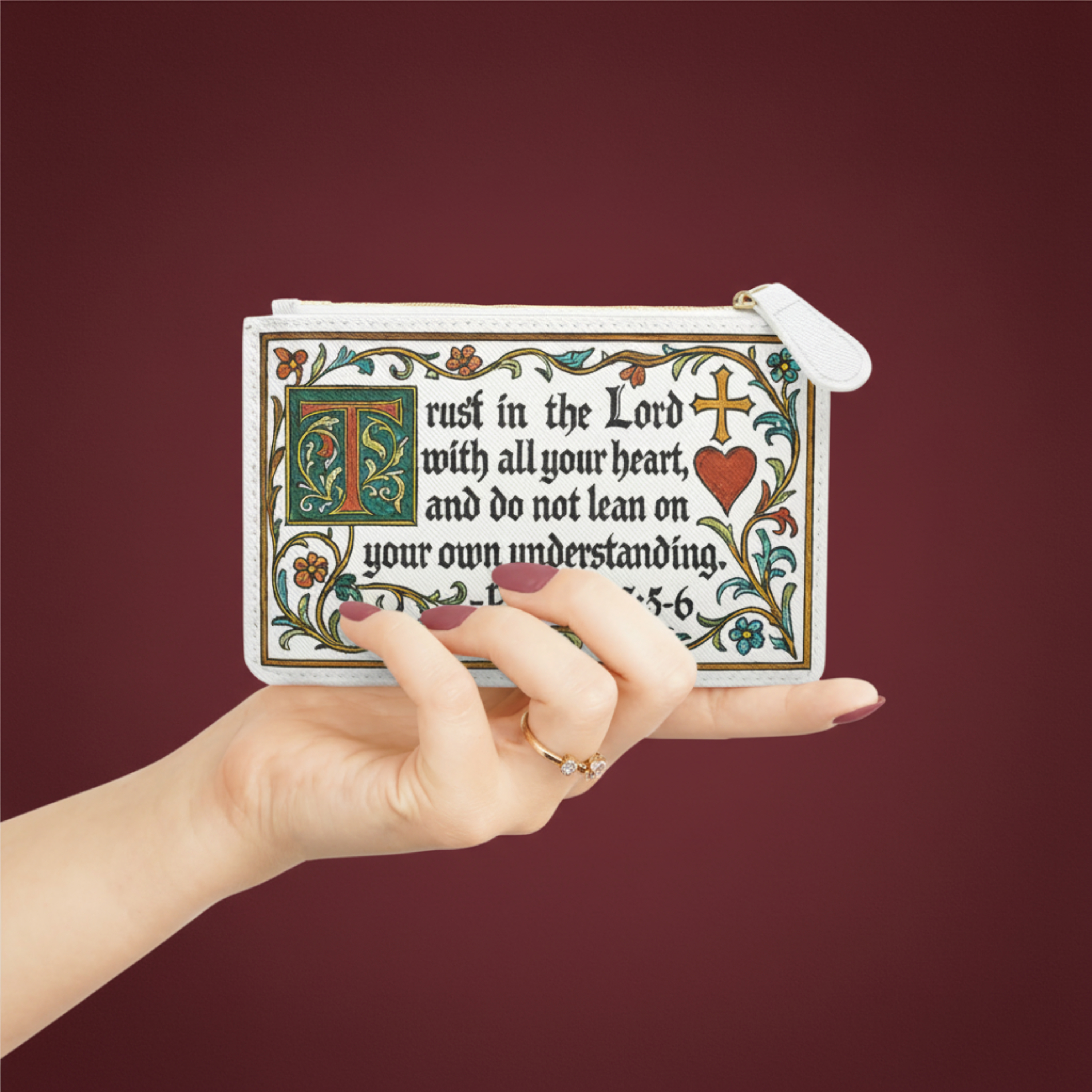 Scripture Mini Clutch Bag illuminated Manuscript product thumbnail image