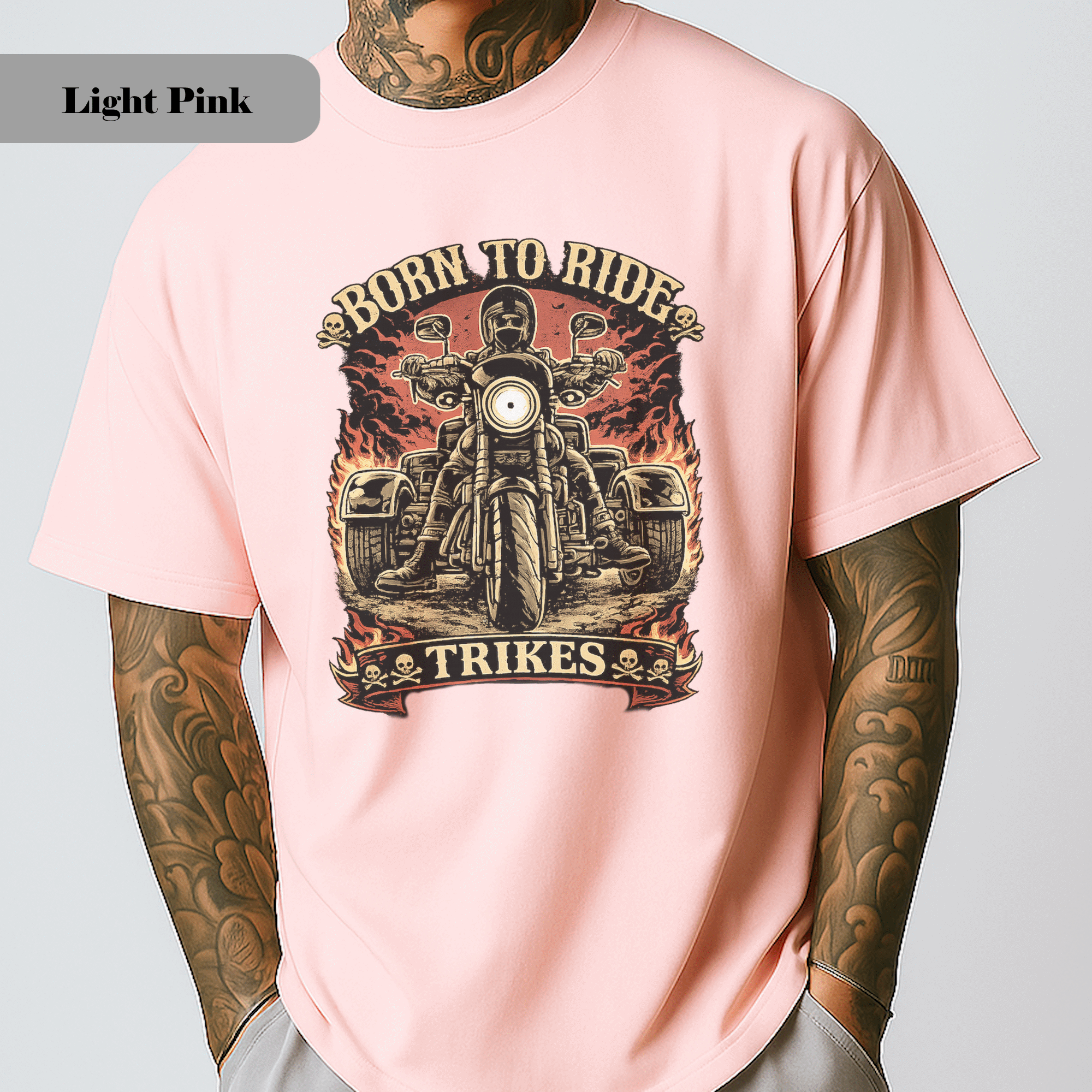 Born to Ride Trikes T-Shirt | Vintage Motorcycle Trike Graphic product thumbnail image Born to Ride Trikes T-Shirt | Vintage Motorcycle Trike Graphic product thumbnail image