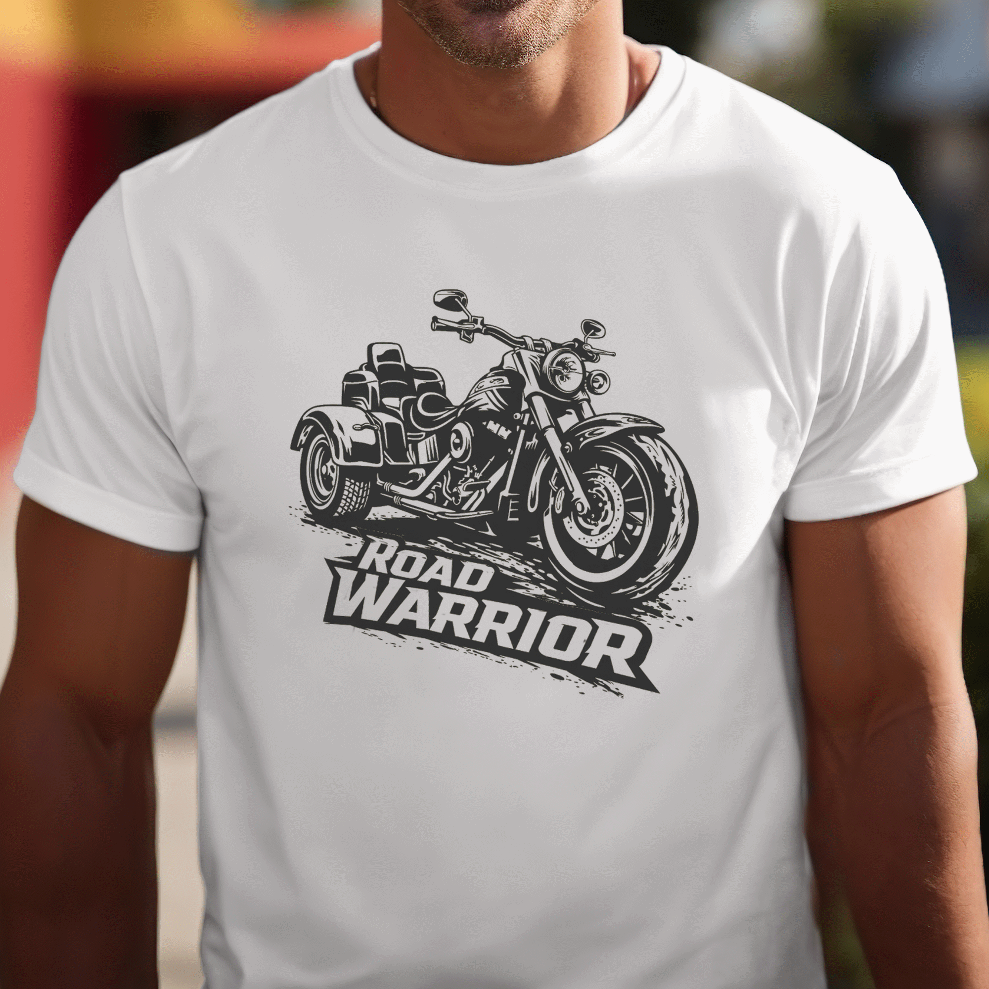 Road Warrior Trike Shirt: Trike Motorcycle T-Shirt, Three Wheels Tee, Gift for Tiker  product thumbnail image
