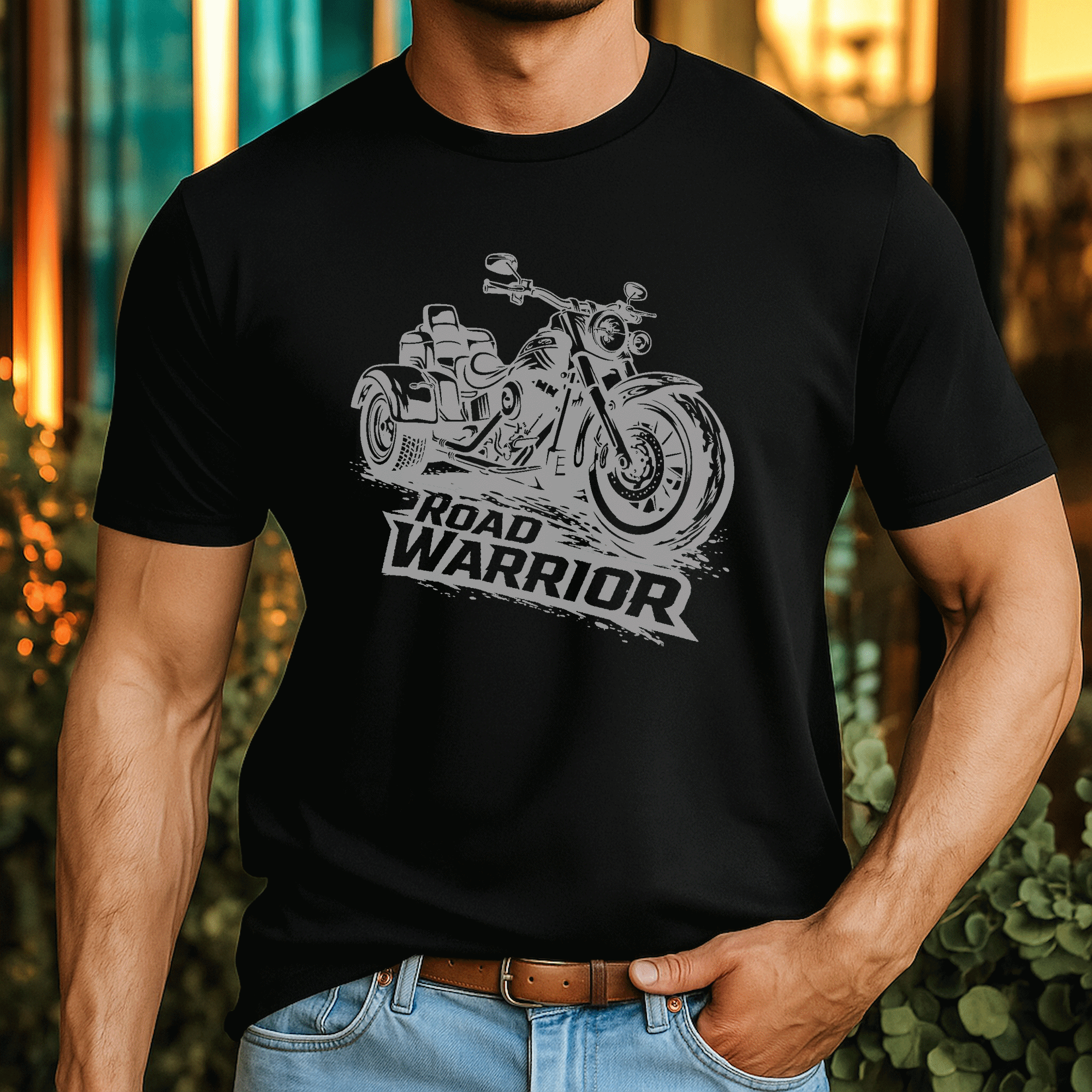 Road Warrior Trike Shirt: Trike Motorcycle T-Shirt, Three Wheels Tee, Gift for Tiker product thumbnail image Road Warrior Trike Shirt: Trike Motorcycle T-Shirt, Three Wheels Tee, Gift for Tiker product thumbnail image