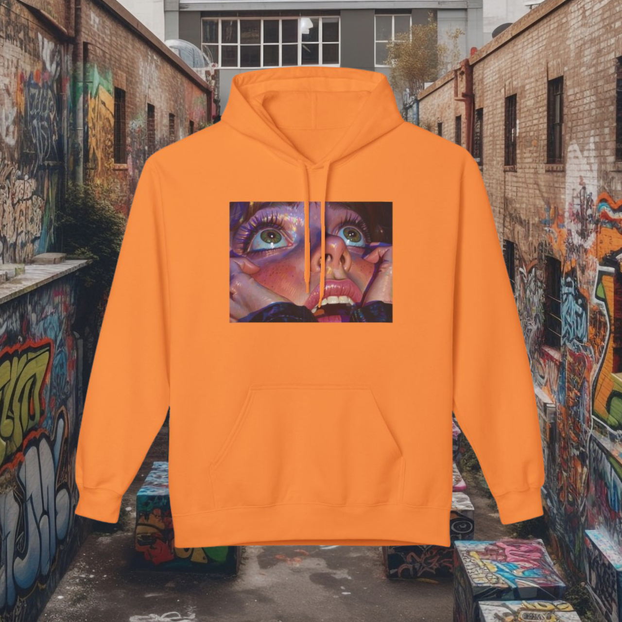 Wide Awake — Graphic Art Hoodie product thumbnail image Wide Awake — Graphic Art Hoodie product thumbnail image