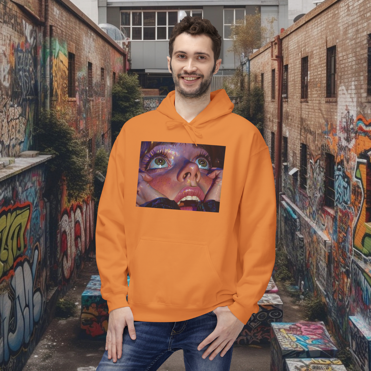 Wide Awake — Graphic Art Hoodie