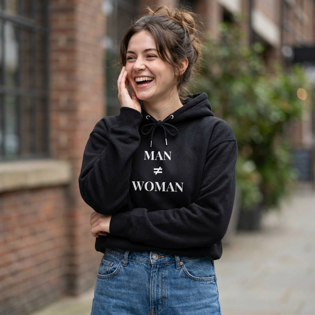 Man ≠ Woman Hoodie I Polarity Matters product thumbnail image