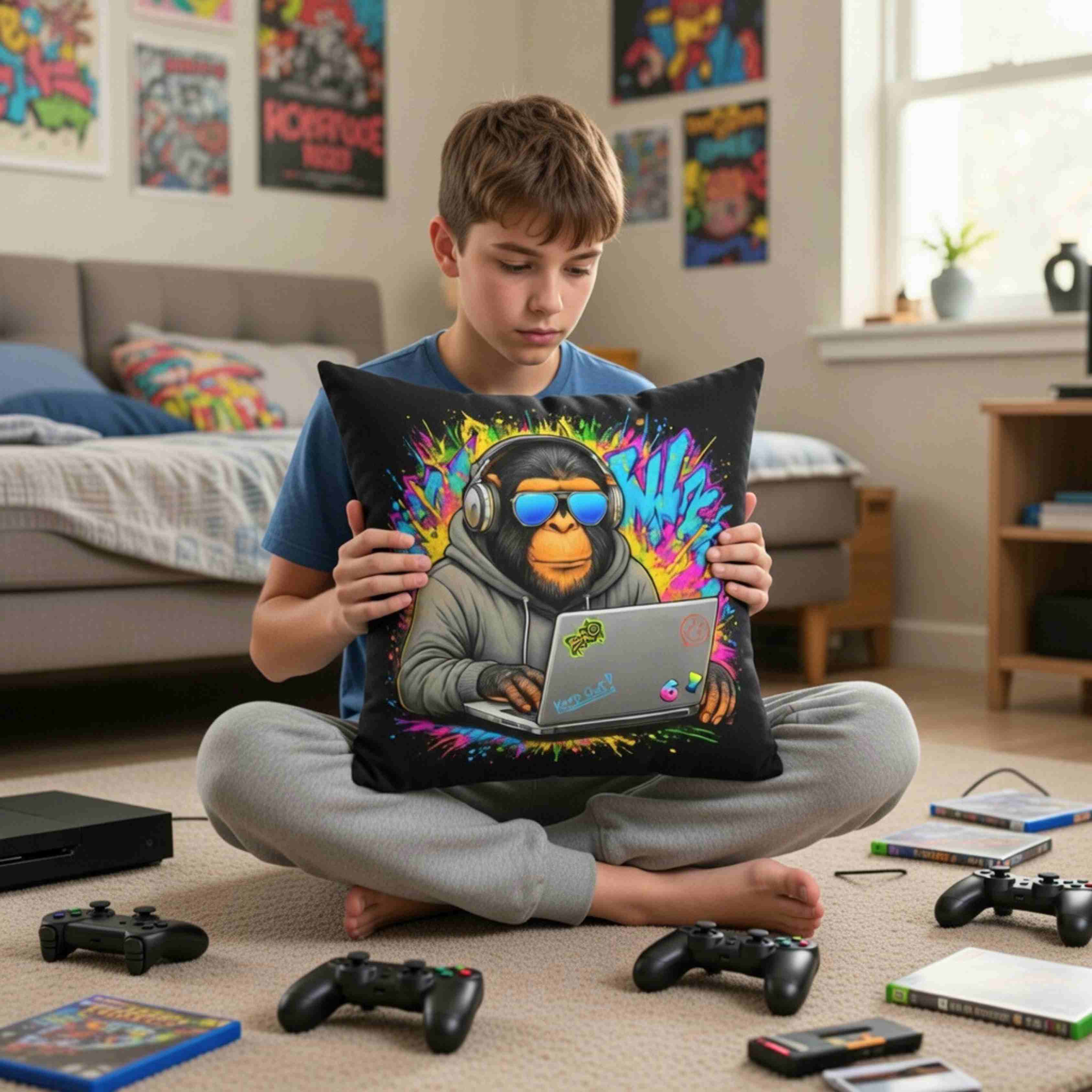 Boys Pillows | Boys decorative Pillows | Teenage Boys Gifts product thumbnail image