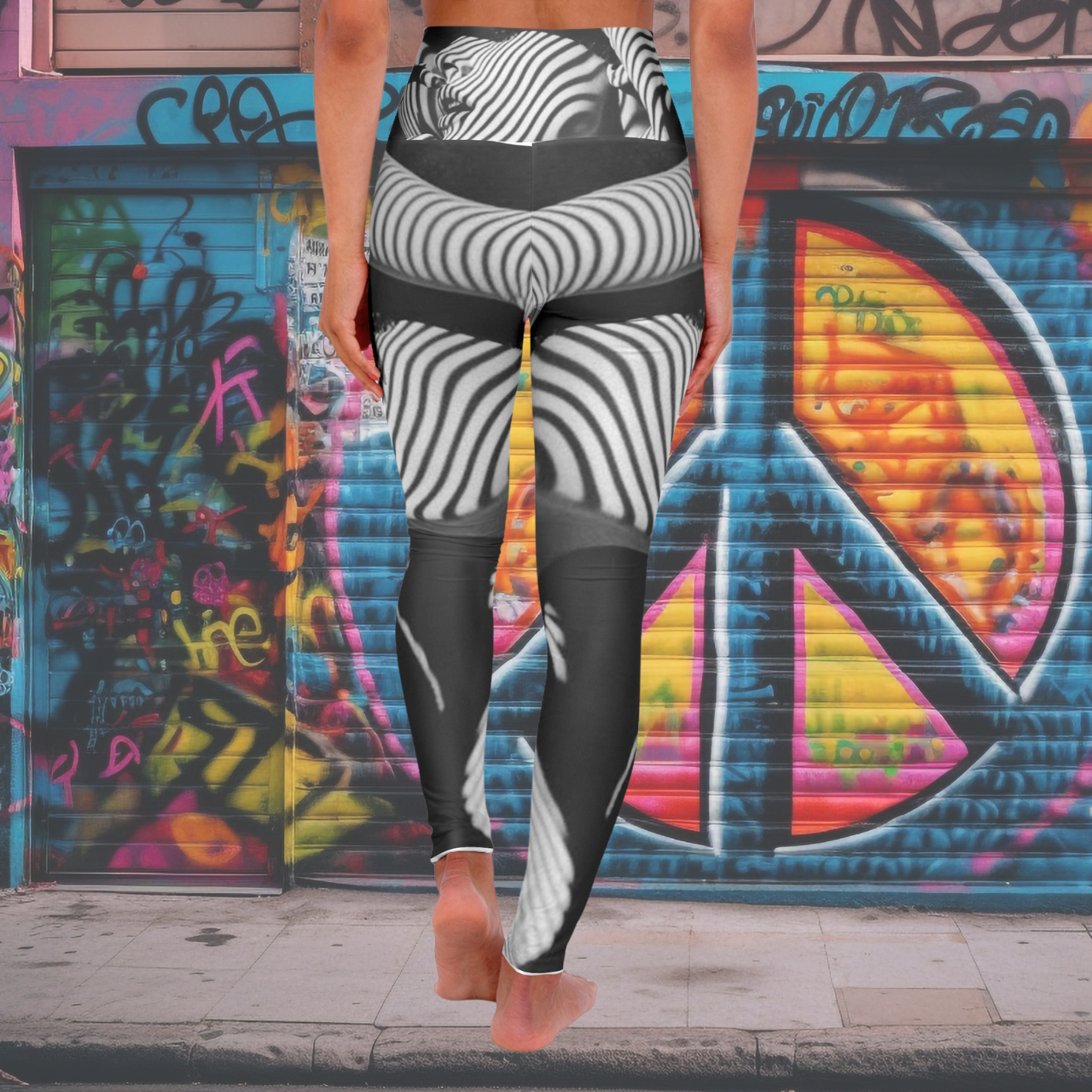 Chrome Pulse — Abstract Leggings product thumbnail image
